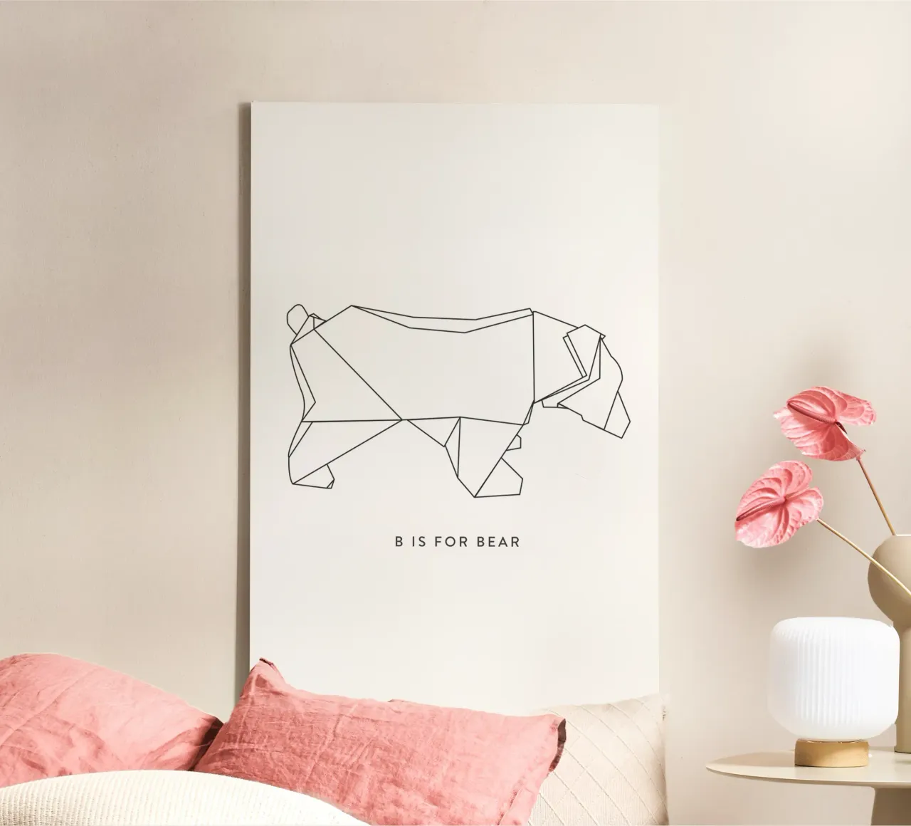 B canvas by Julia Marquardt-Lott