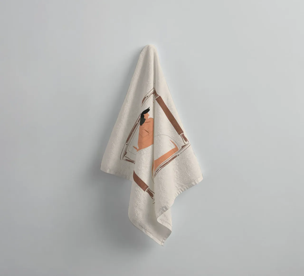 Moments Within Time towel by Urban Art Draw