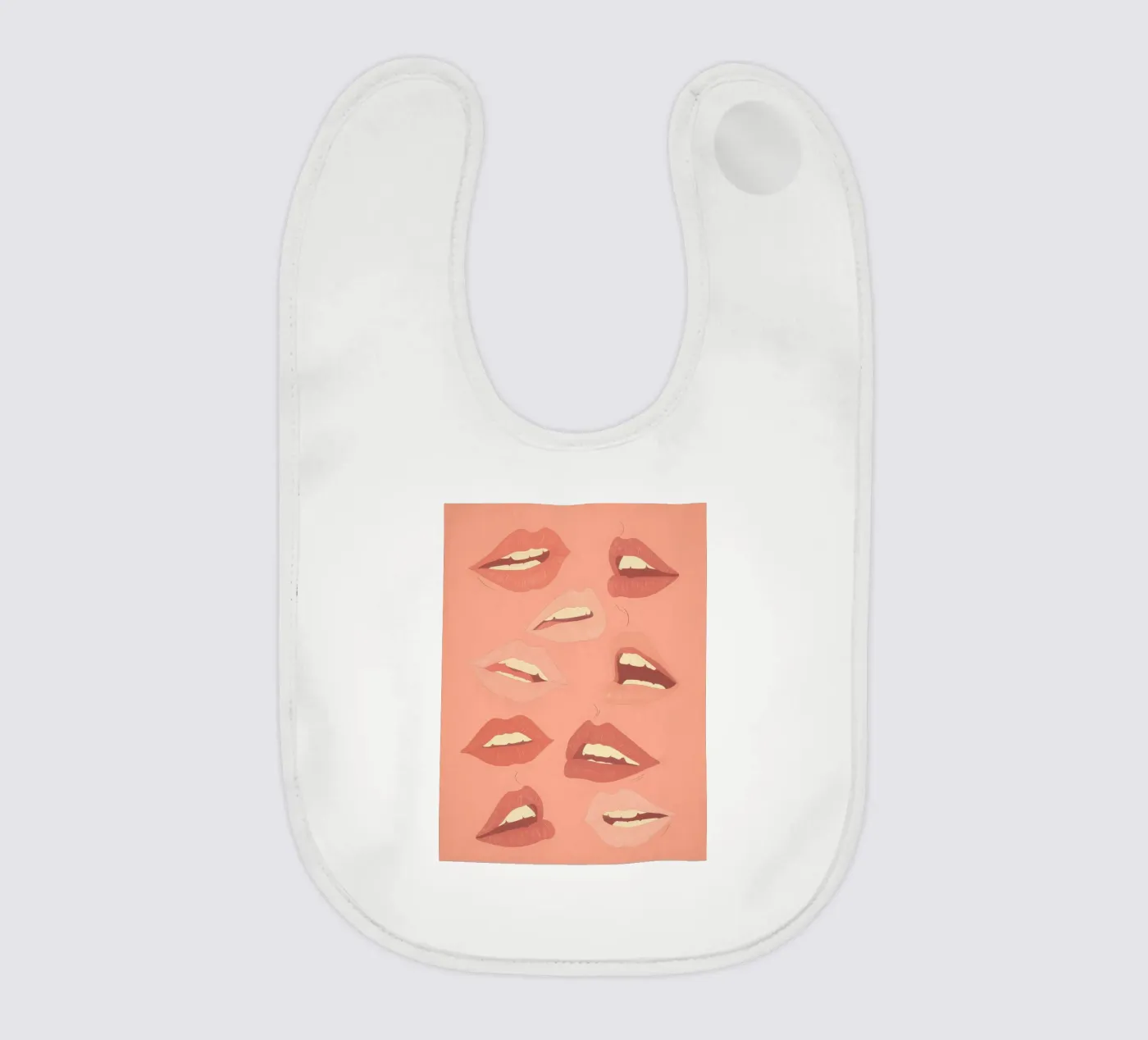 Labbra giocose bavaglino da ThingDesign