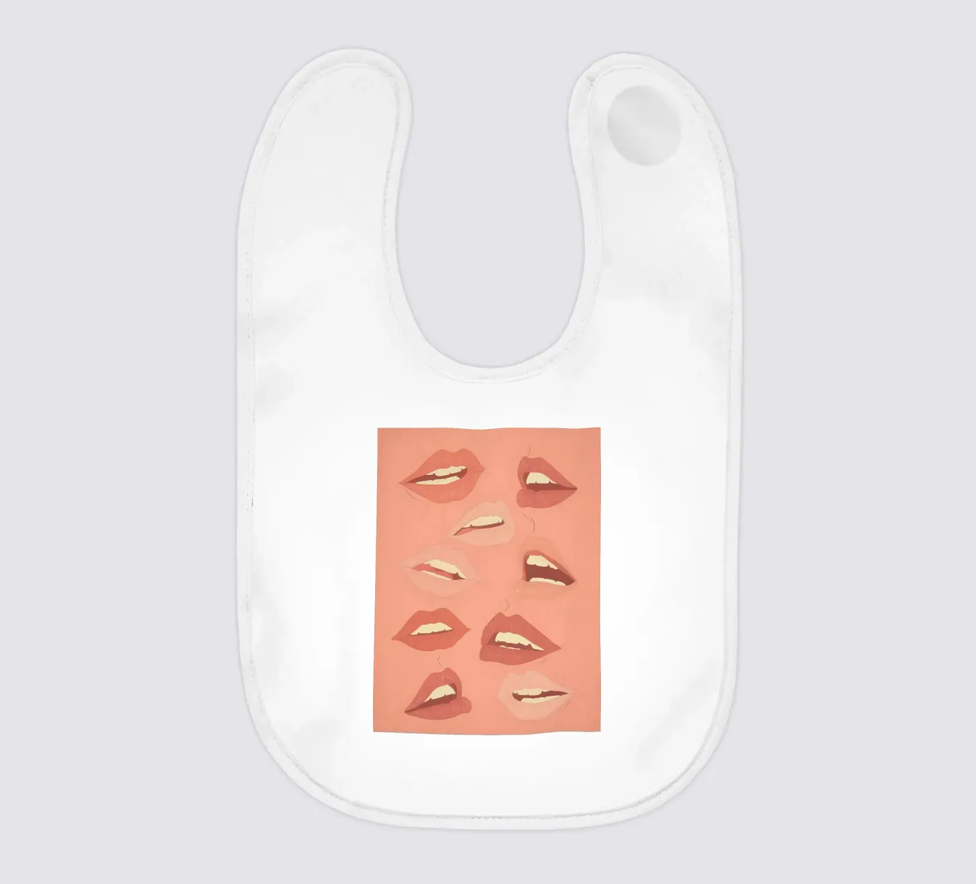 Labbra giocose bavaglino da ThingDesign