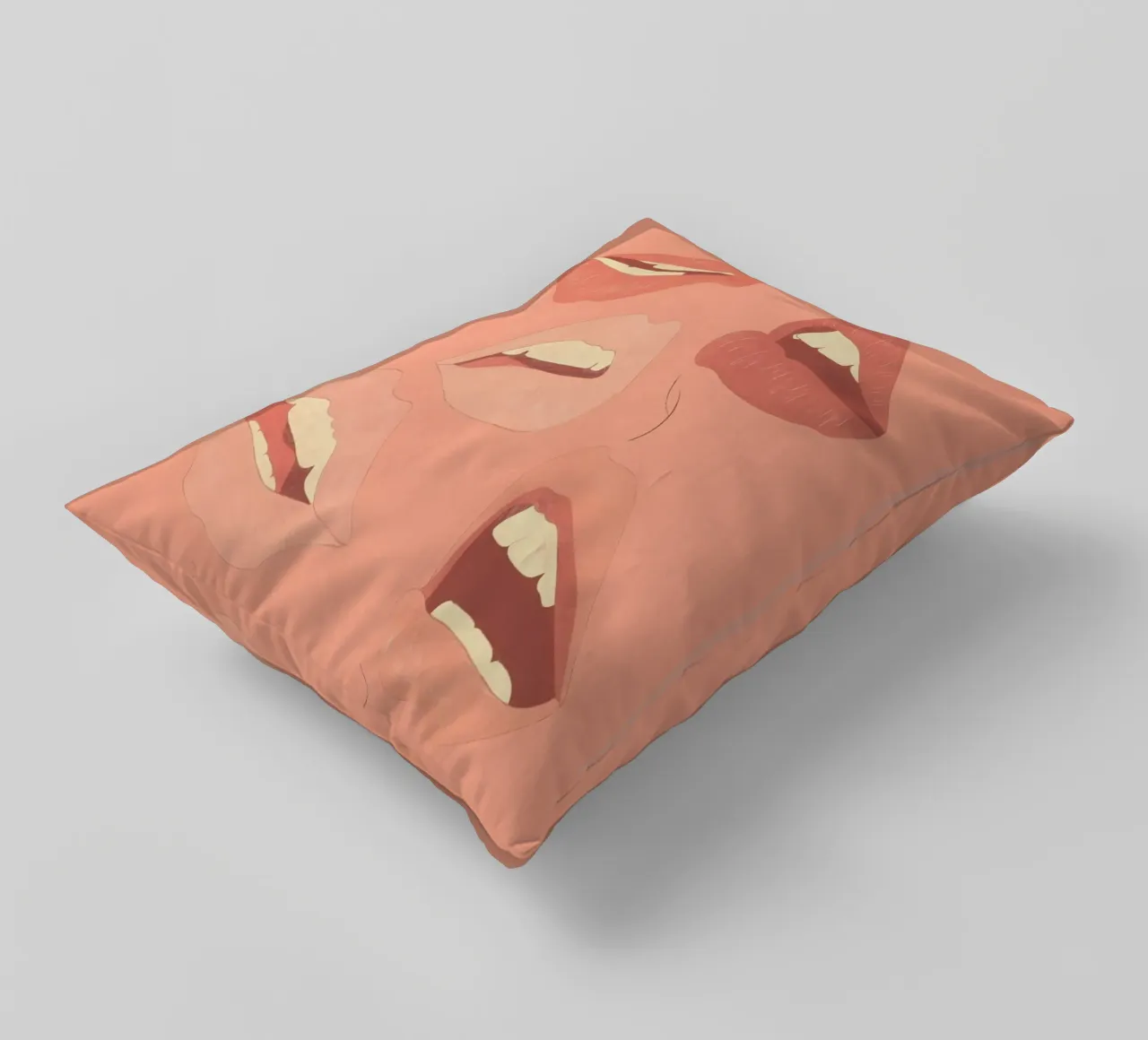 Labbra giocose cuscino da ThingDesign