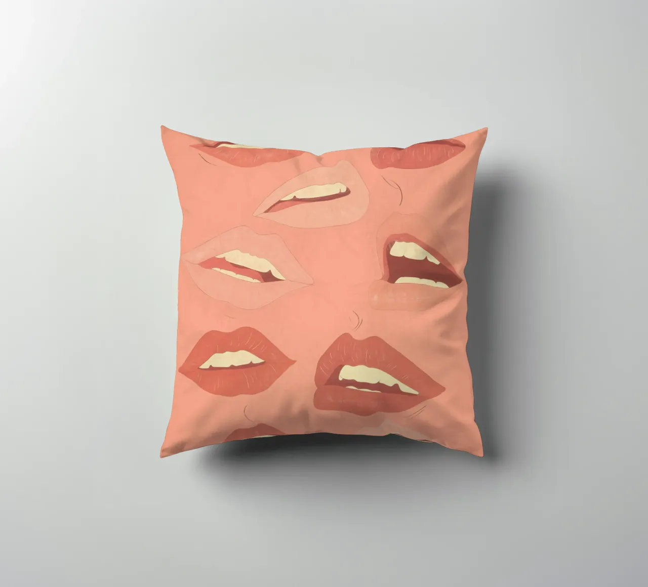 Labbra giocose cuscino da ThingDesign