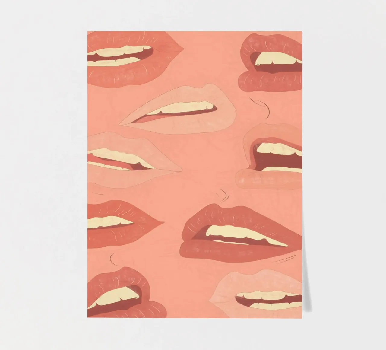 Playful Lips sticker sheet by ThingDesign