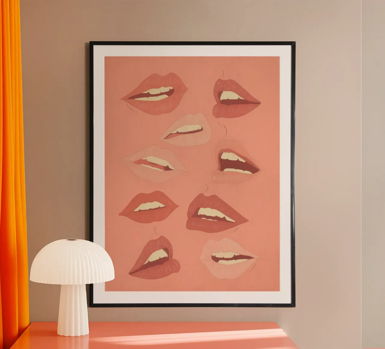 Playful Lips hahnemühle by ThingDesign