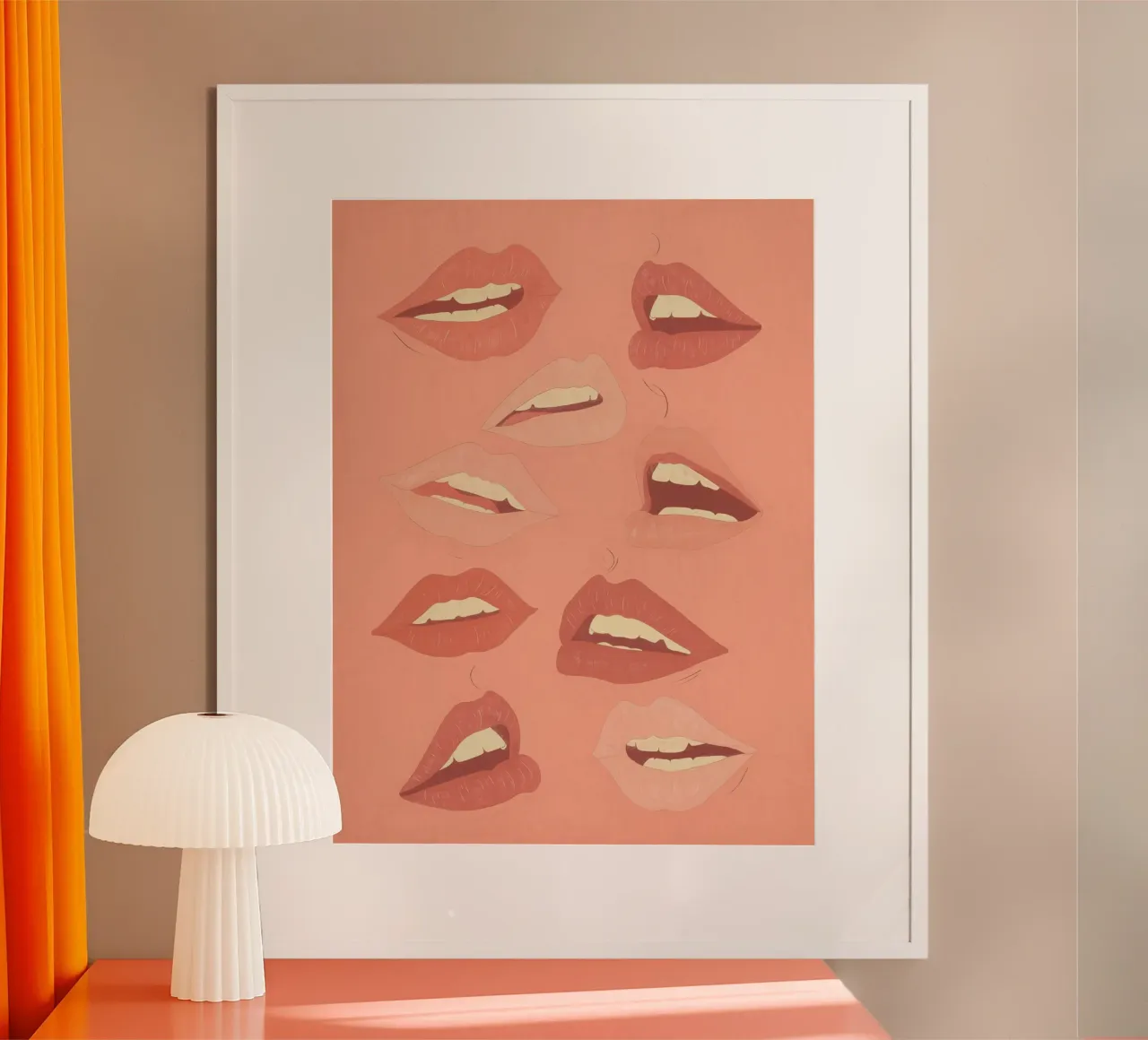 Playful Lips hahnemühle by ThingDesign