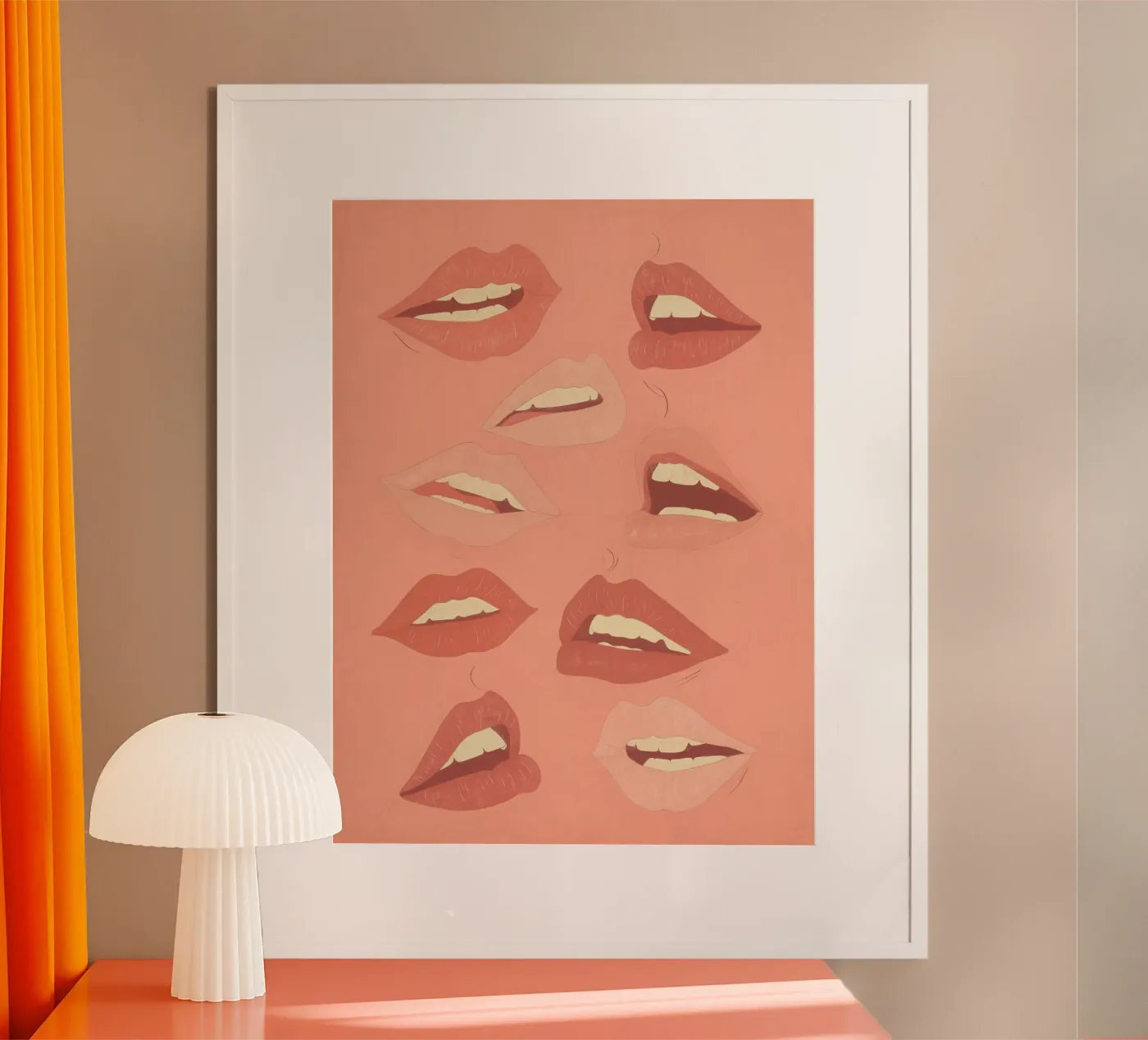 Labbra giocose poster da ThingDesign