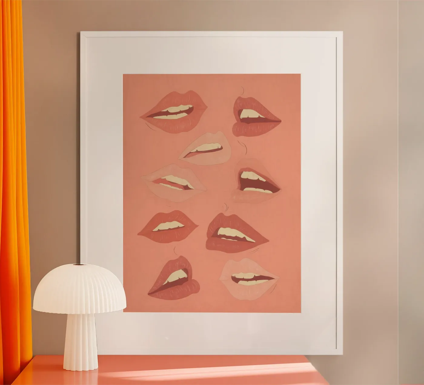 Labbra giocose poster da ThingDesign