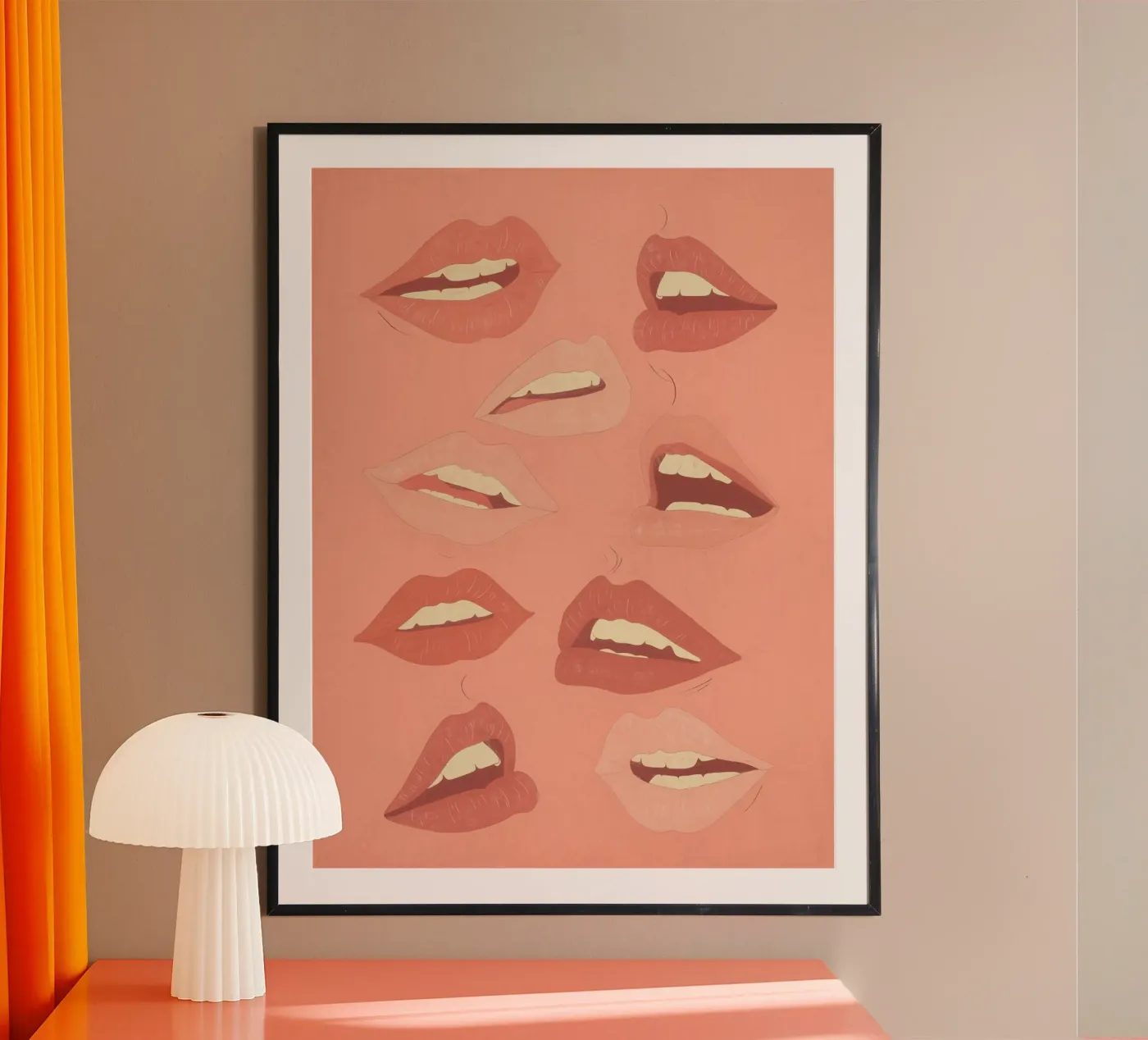 Labbra giocose poster da ThingDesign