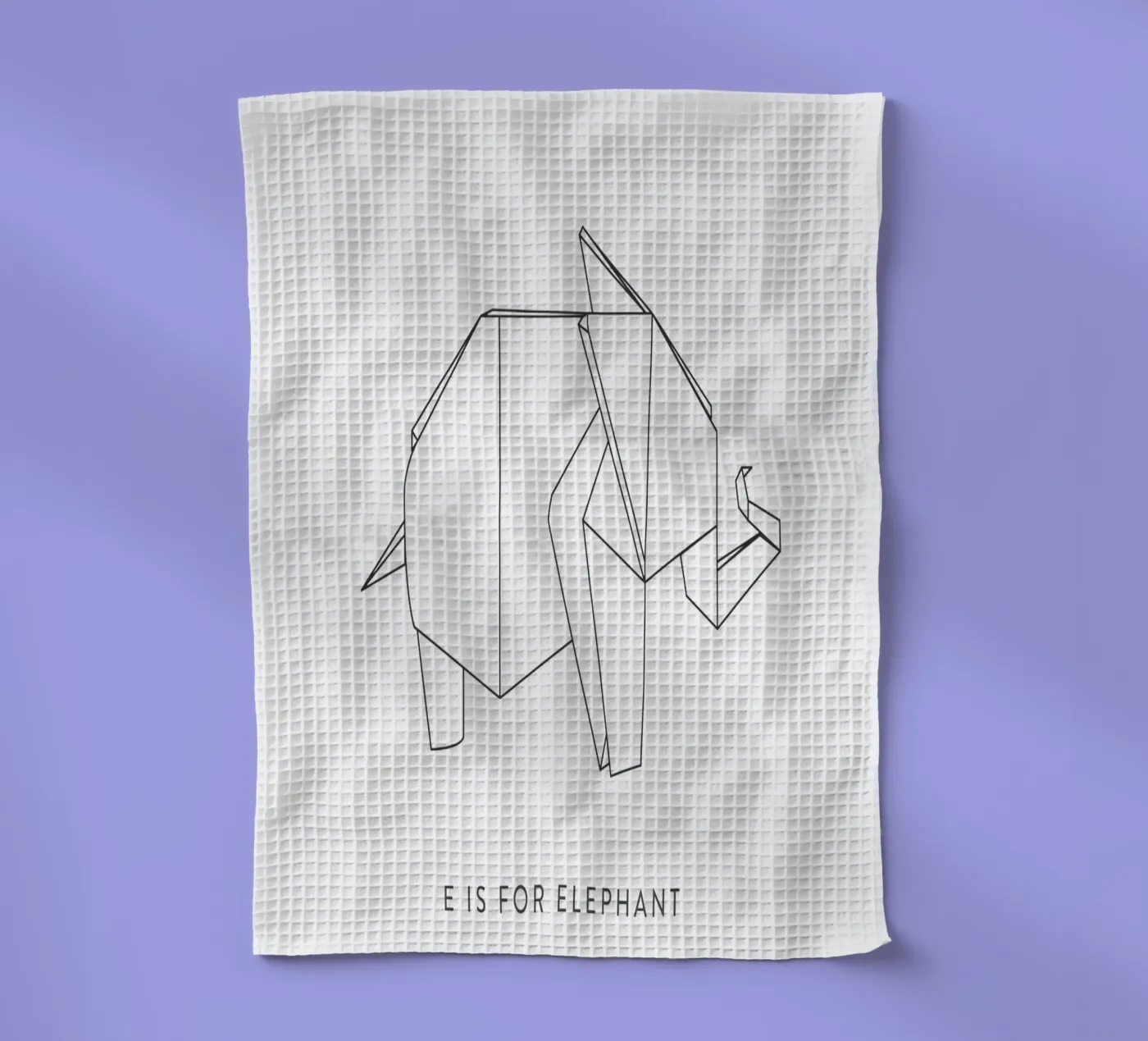 E tea towel by Julia Marquardt-Lott