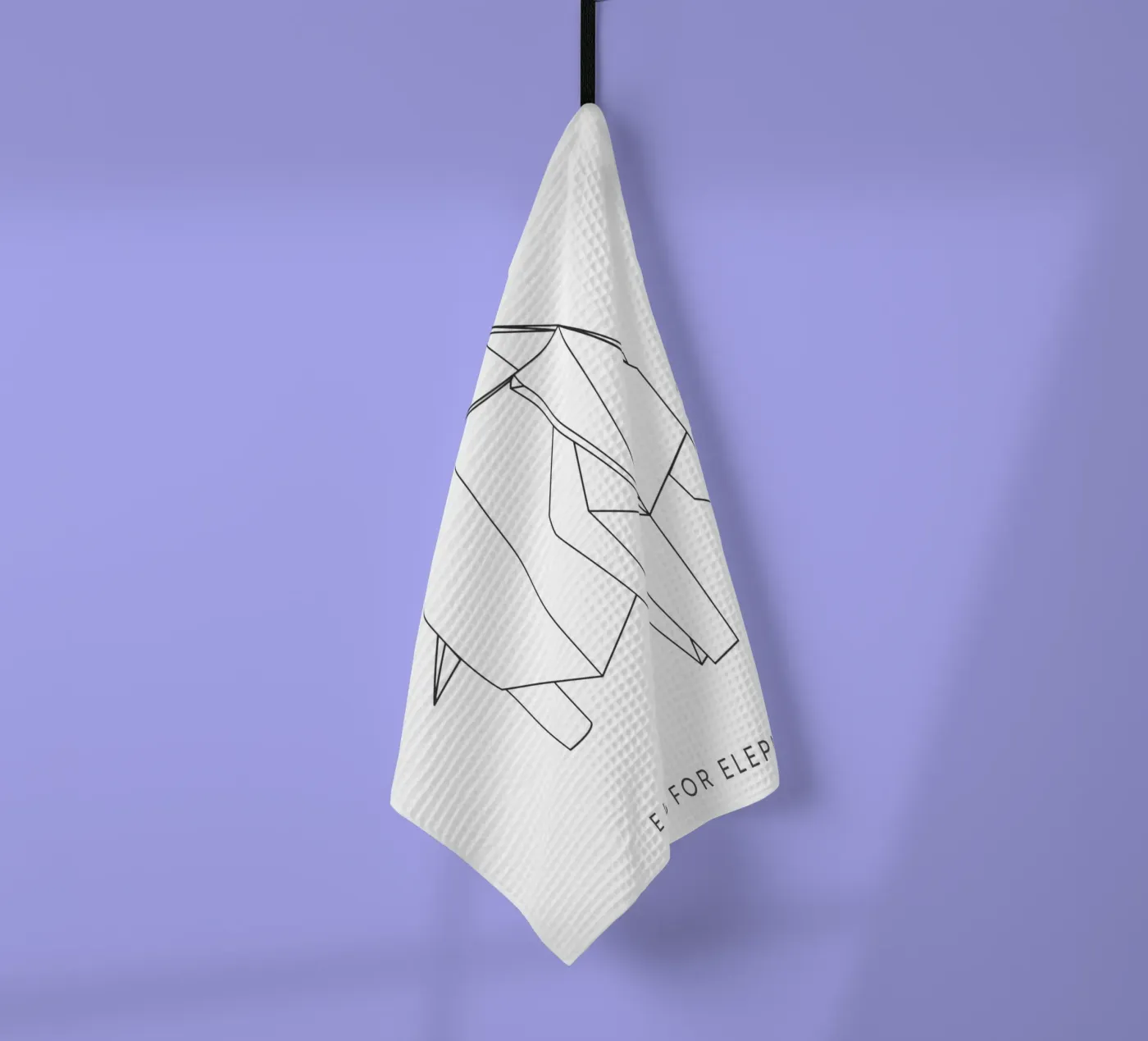 E tea towel by Julia Marquardt-Lott