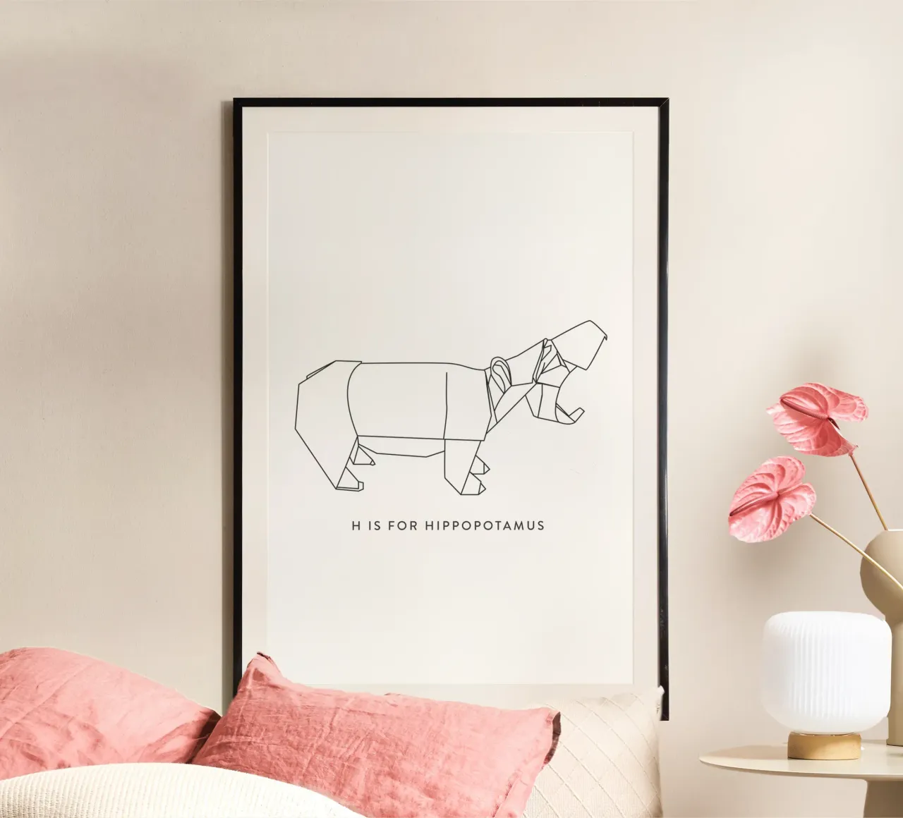 H Poster von Julia Marquardt-Lott