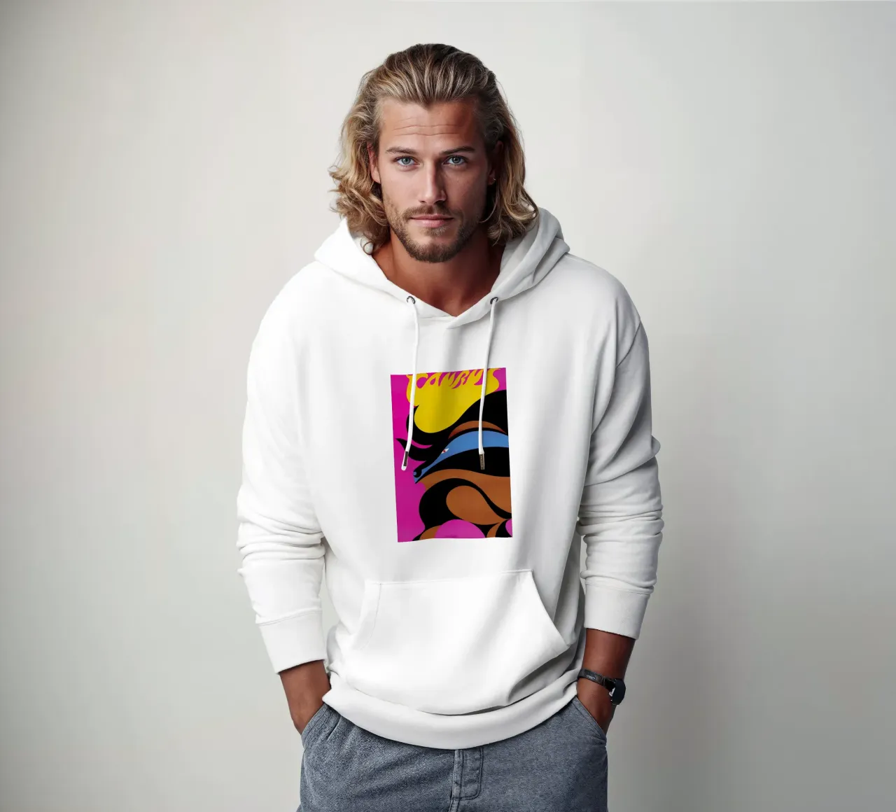 Taurus felpa con cappuccio da Simboli Design