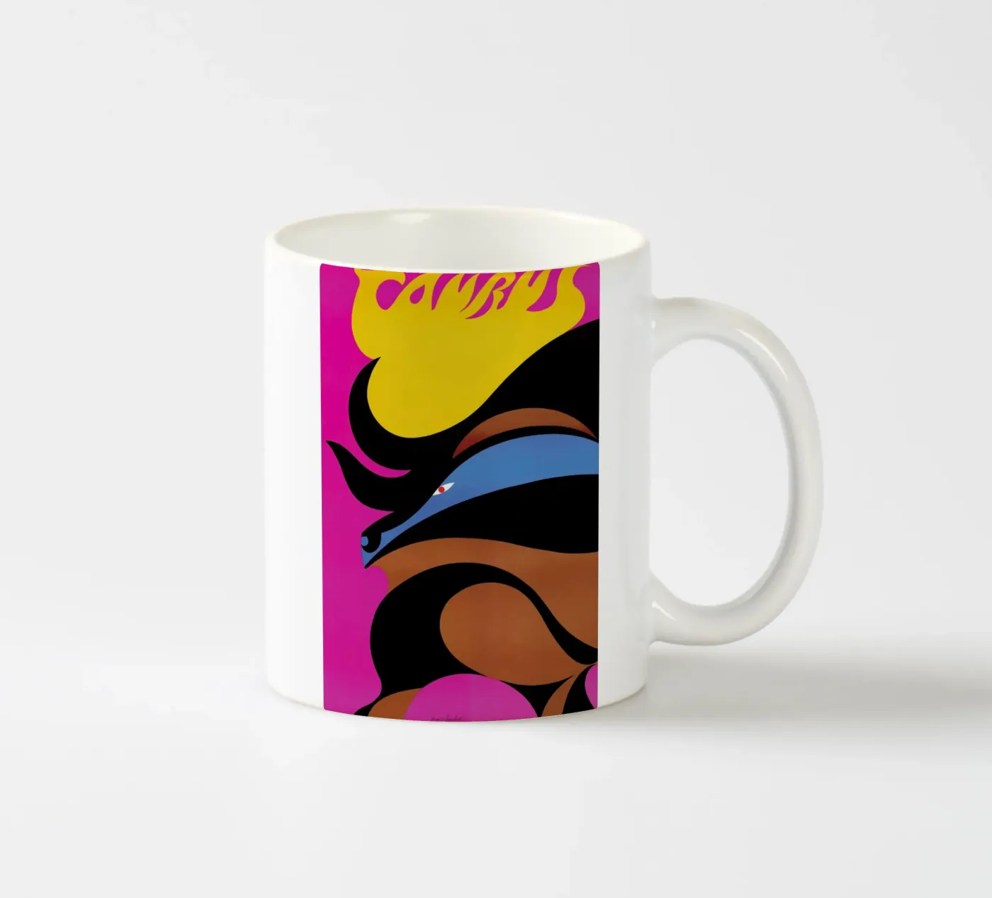 Taurus ceramic mug by Simboli Design