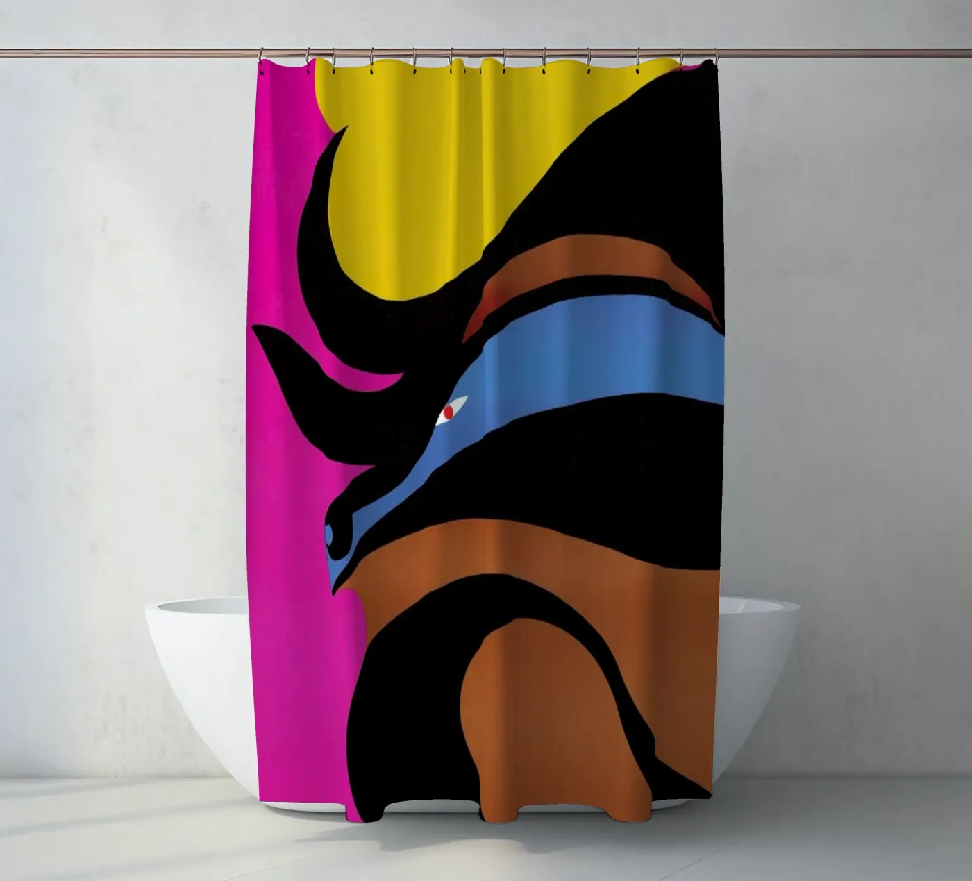 Taurus douchegordijn van Simboli Design