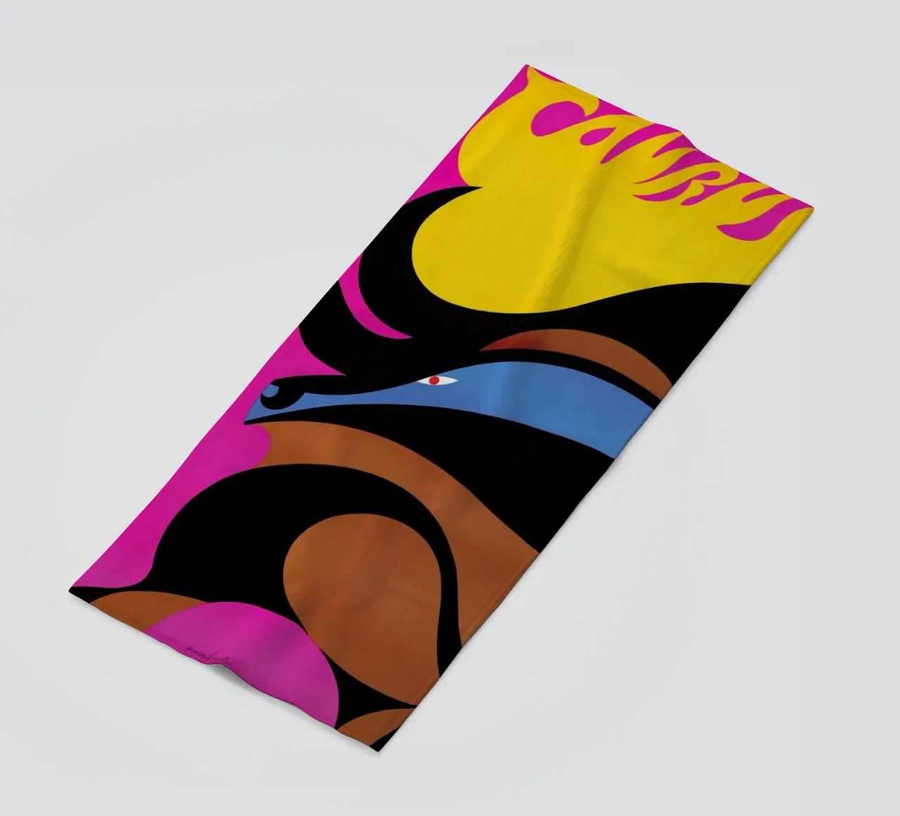 Taurus beach towel by Simboli Design