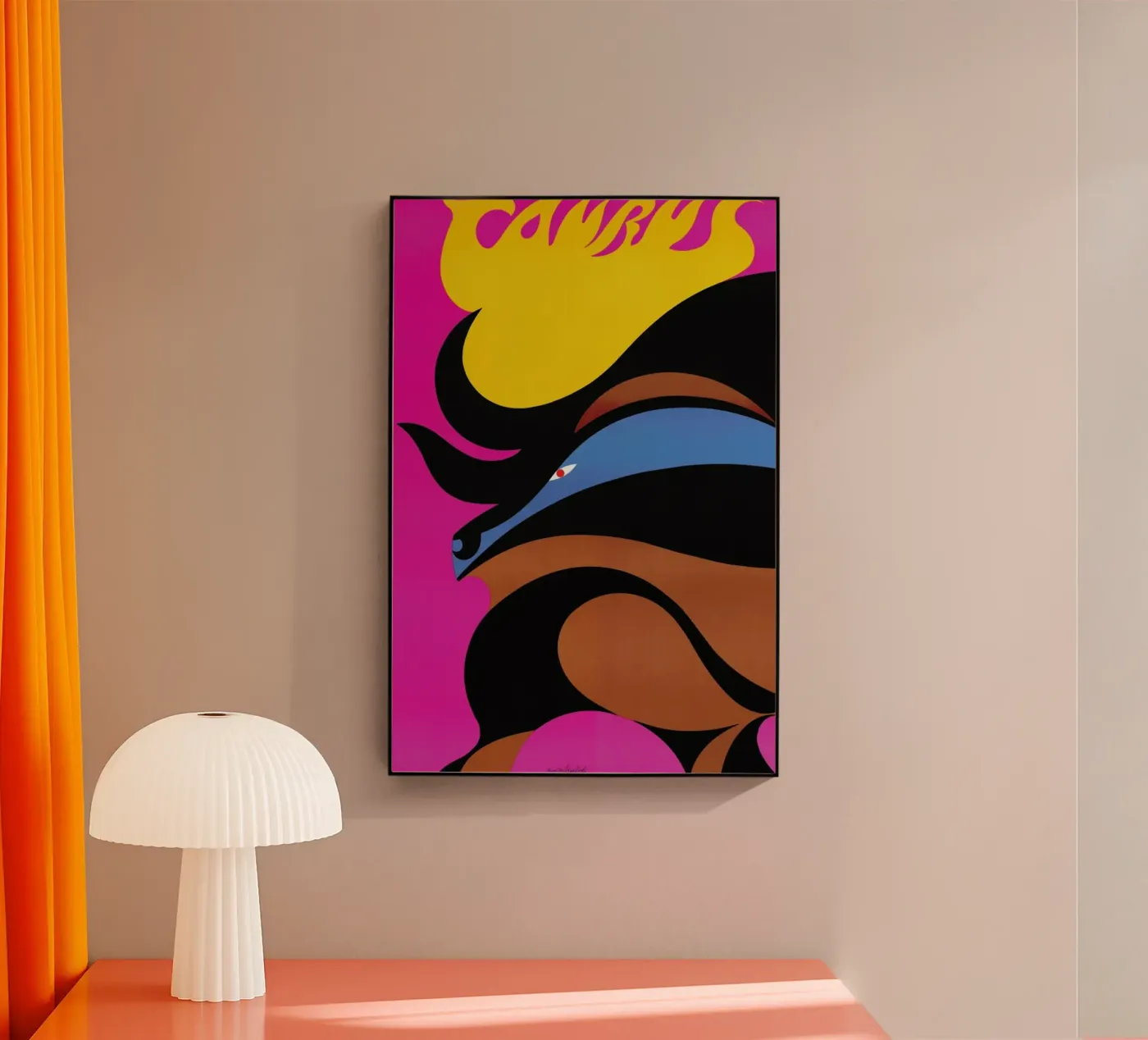 Taurus Acryl-Glas von Simboli Design