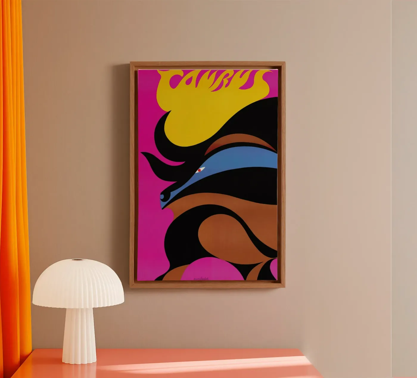 Taurus canvas van Simboli Design