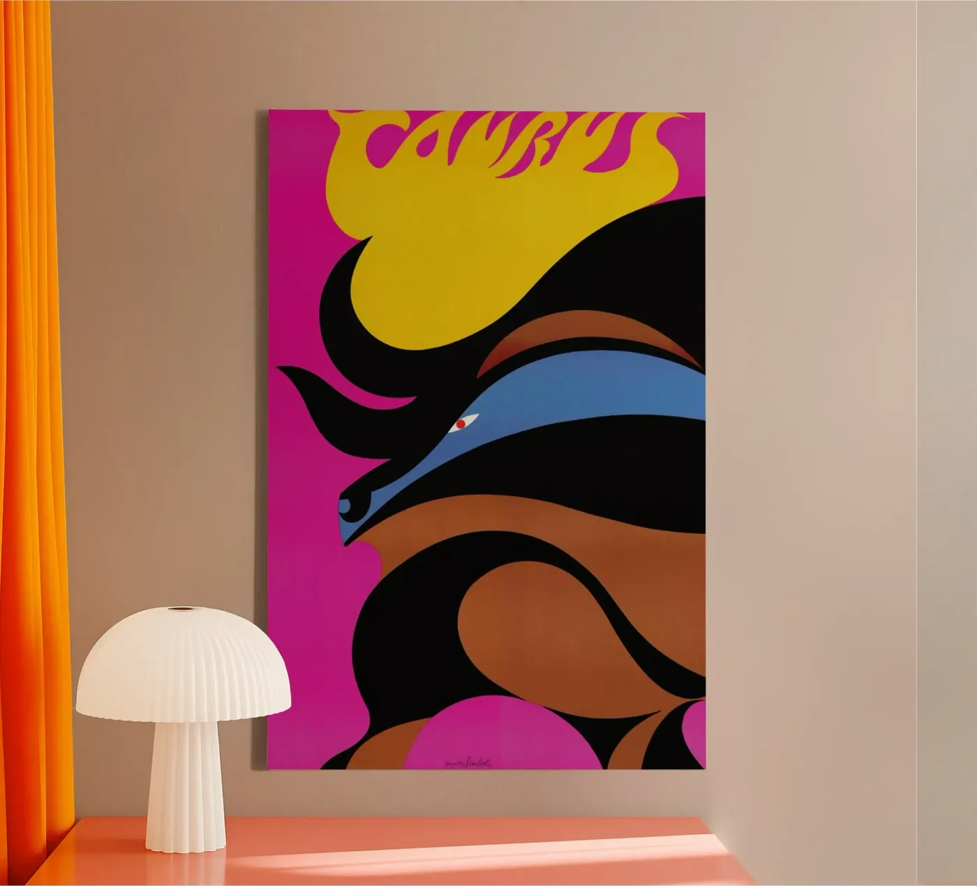 Taurus canvas by Simboli Design