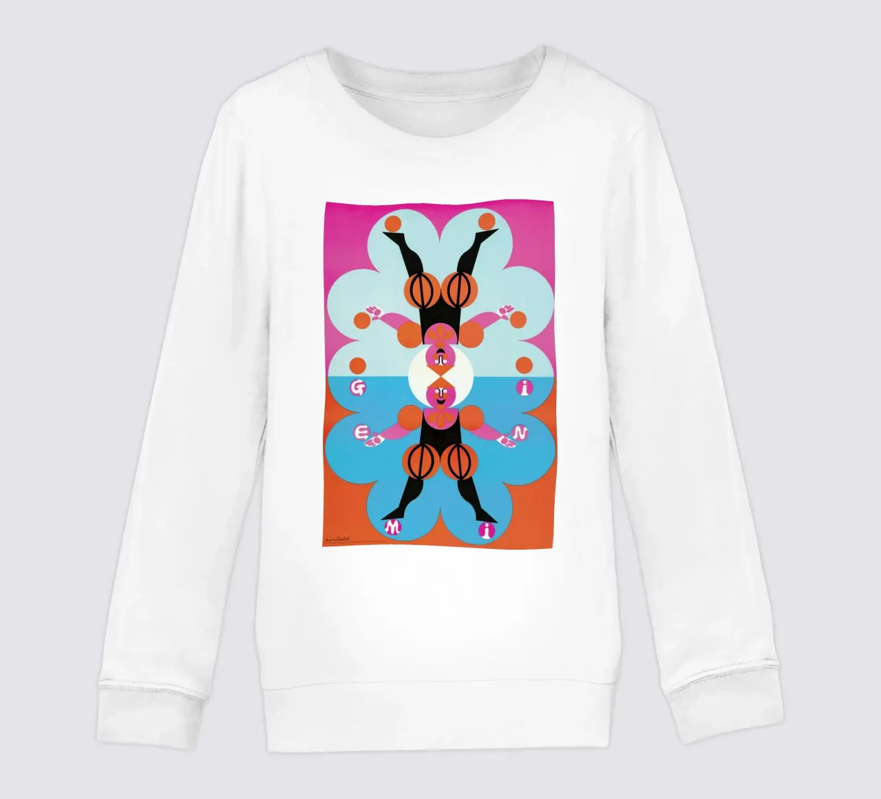 Gemini felpa bambino da Simboli Design
