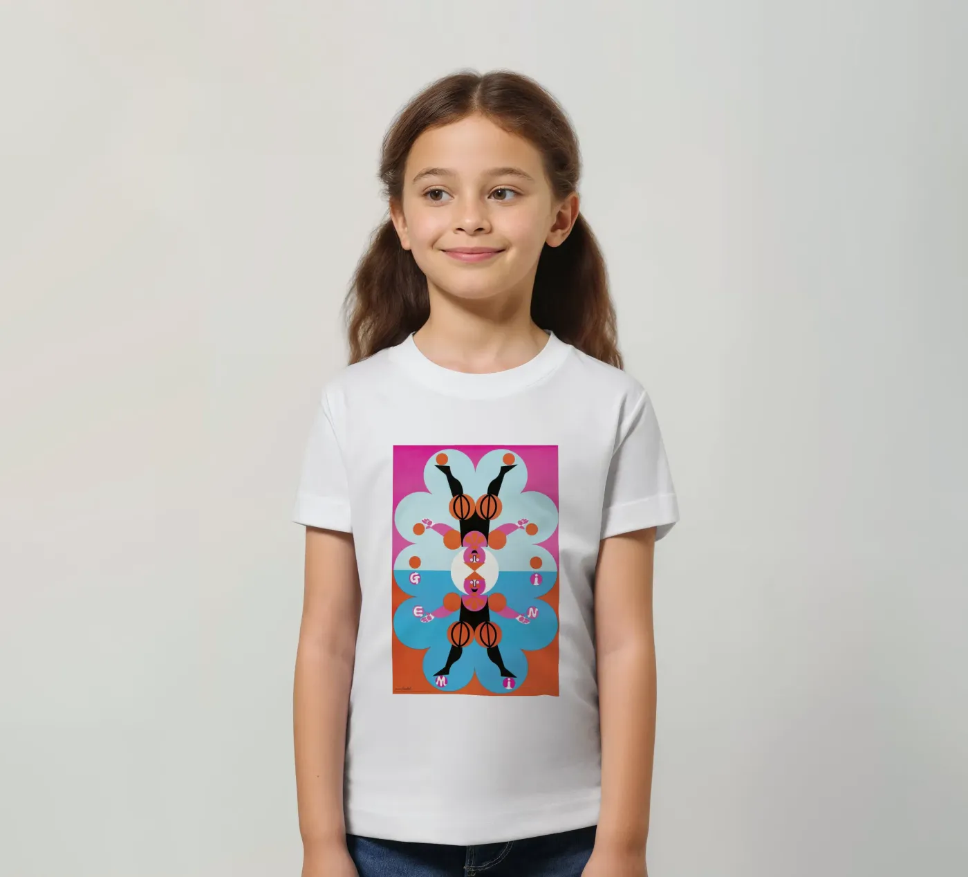 Gemini t-shirt bambini da Simboli Design