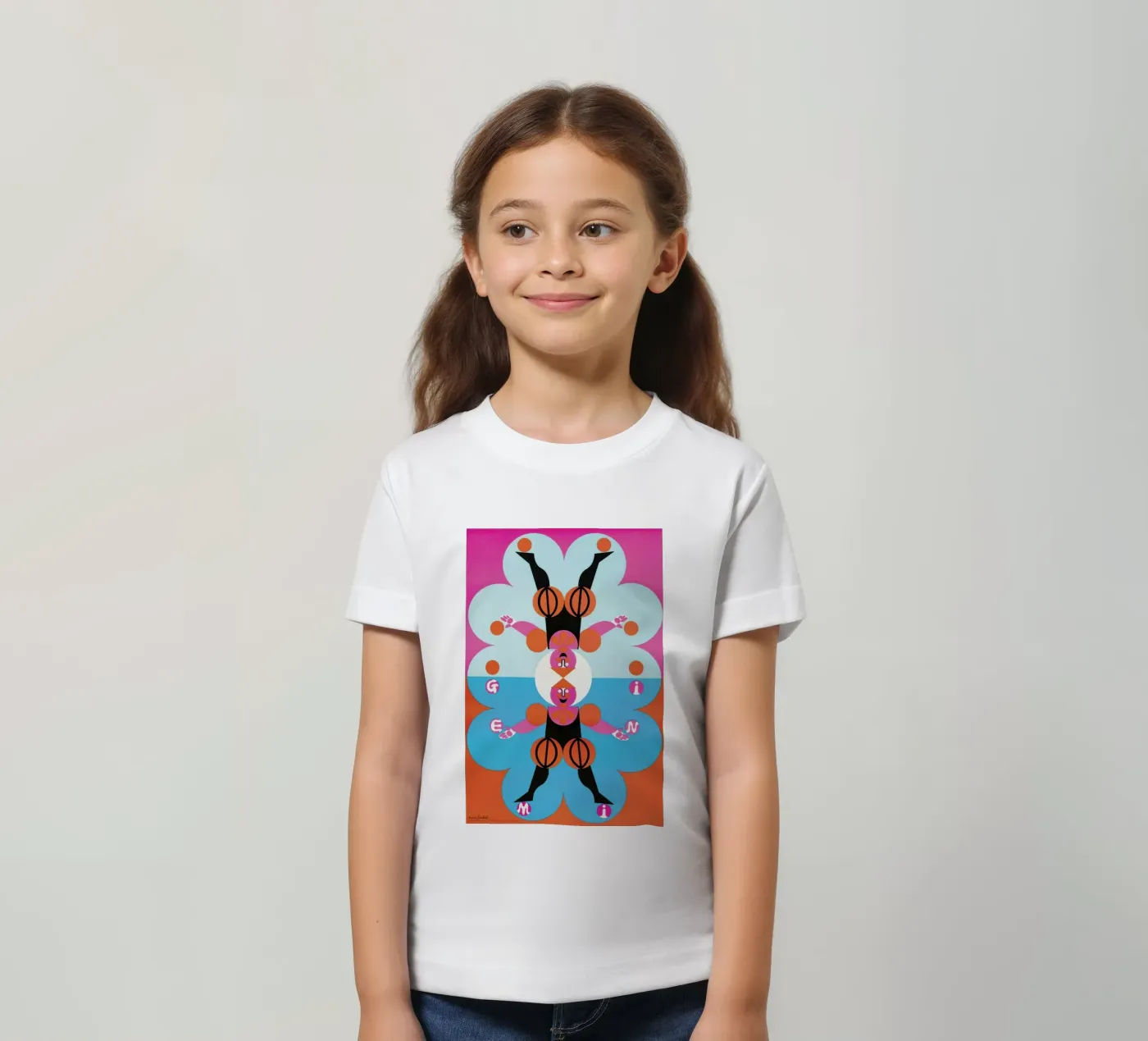 Gemini t-shirt bambini da Simboli Design