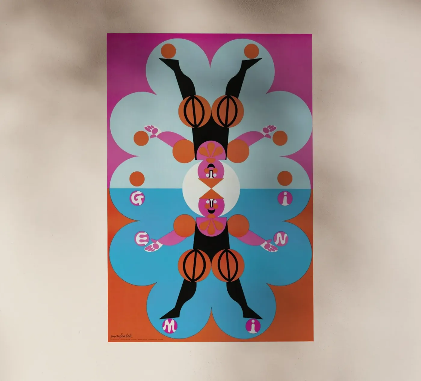 Gemini backlit film by Simboli Design