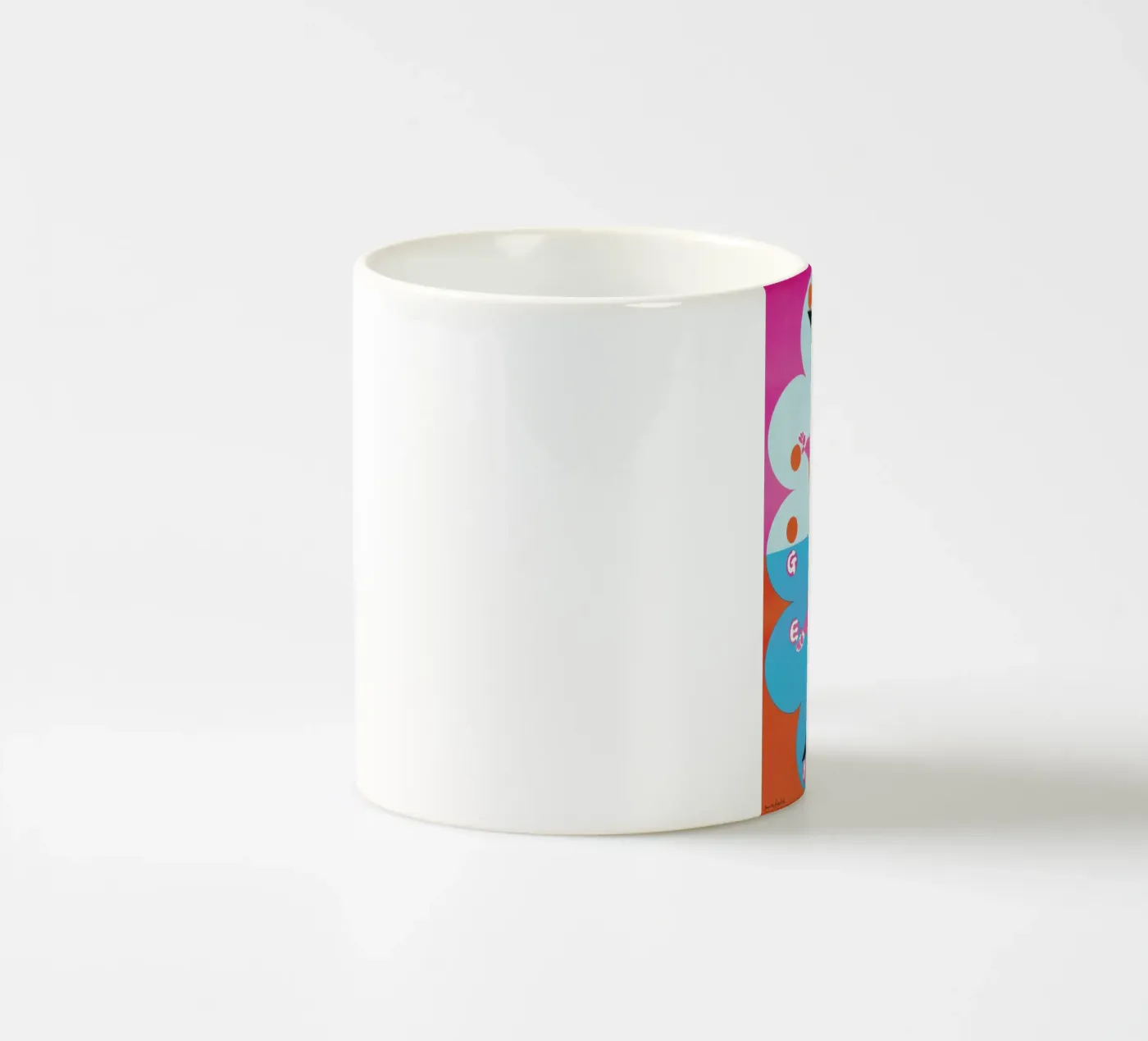 Gemini ceramic mug by Simboli Design
