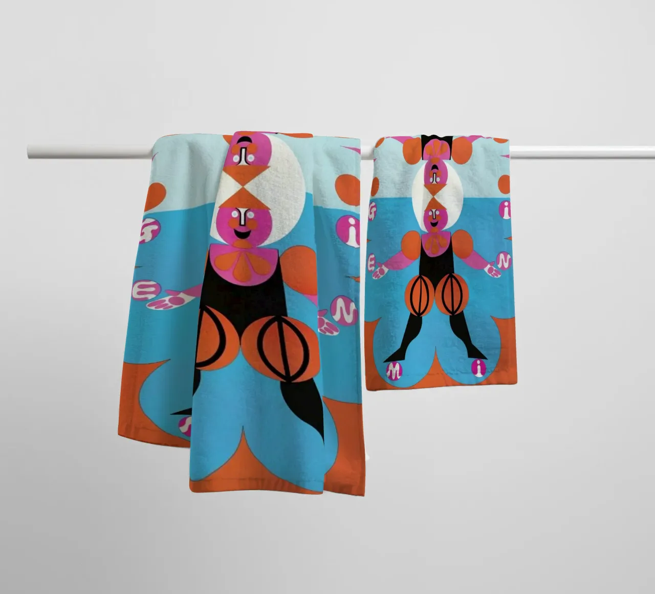 Gemini asciugamano da bagno da Simboli Design