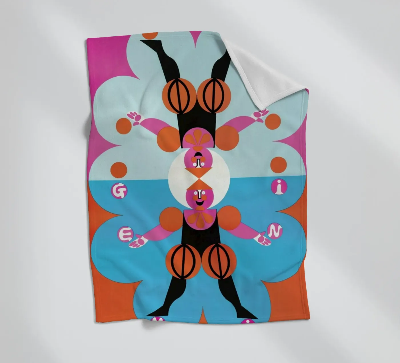 Gemini coperta in pile da Simboli Design