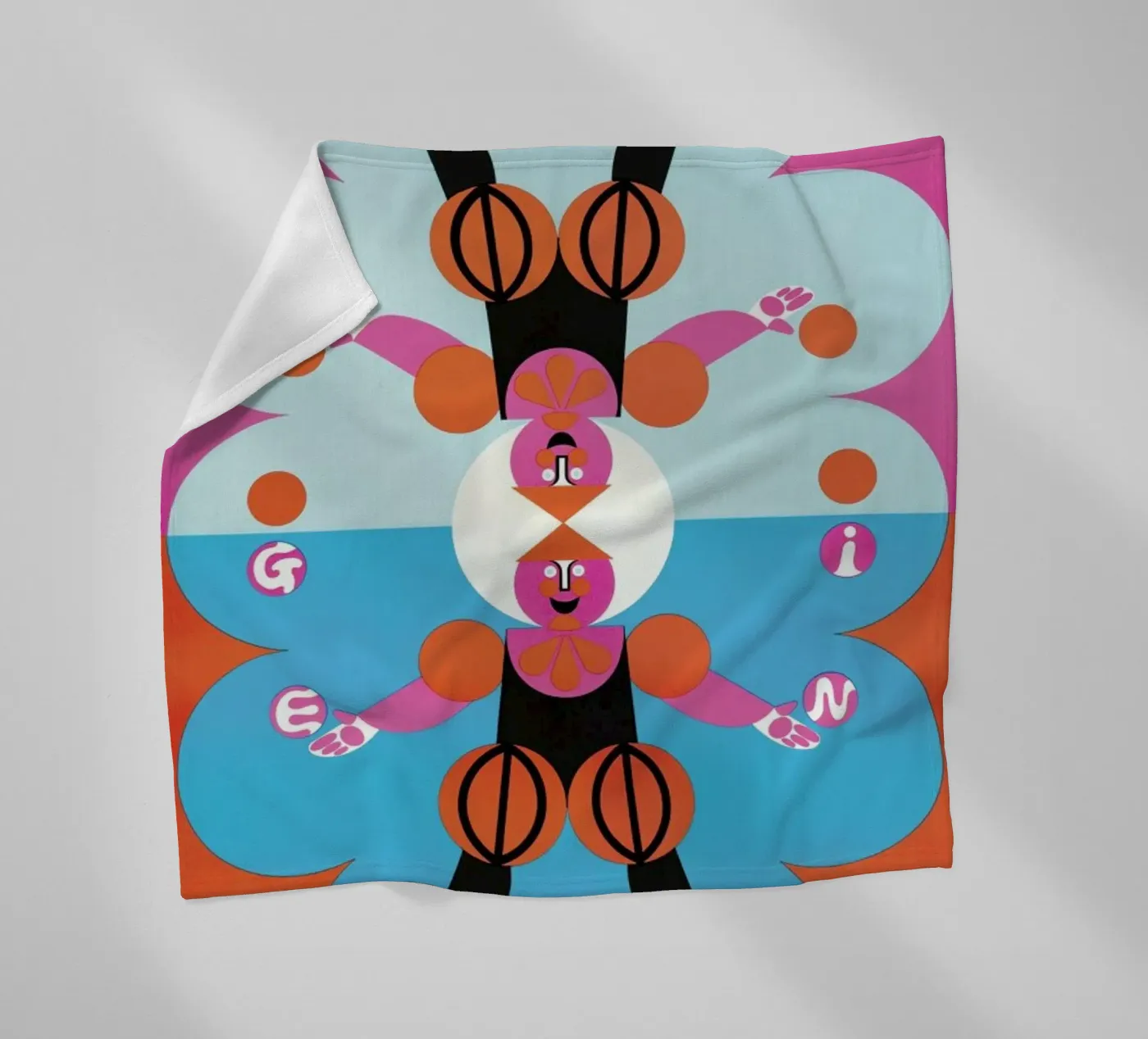 Gemini fleecedeken van Simboli Design