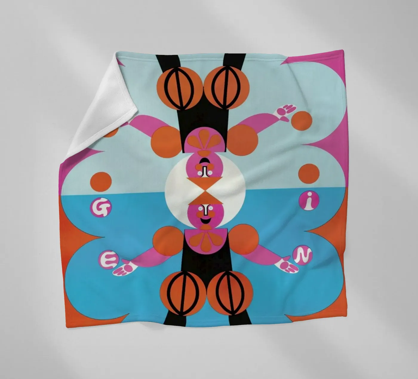 Gemini coperta in pile da Simboli Design