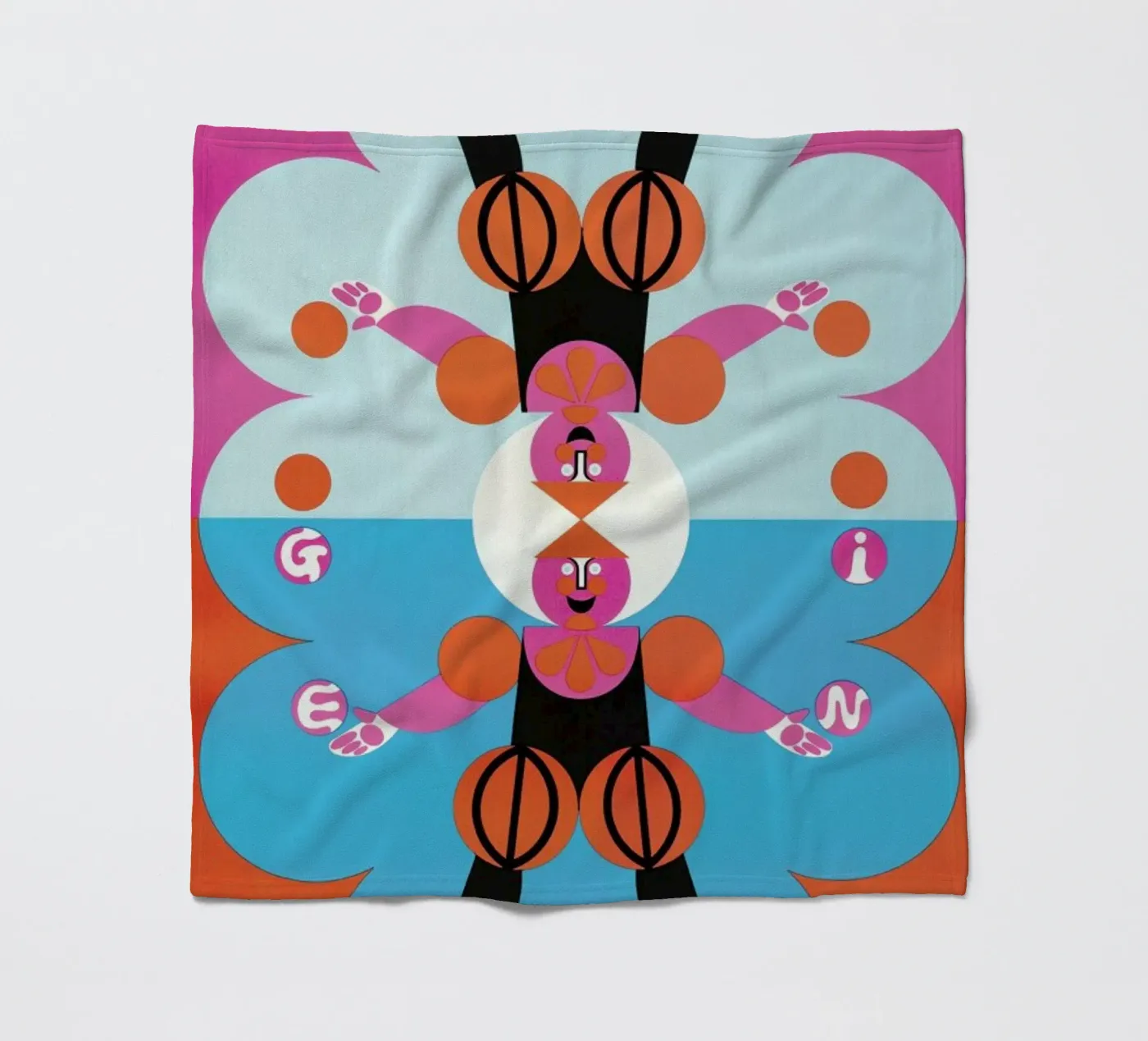 Gemini coperta in pile da Simboli Design