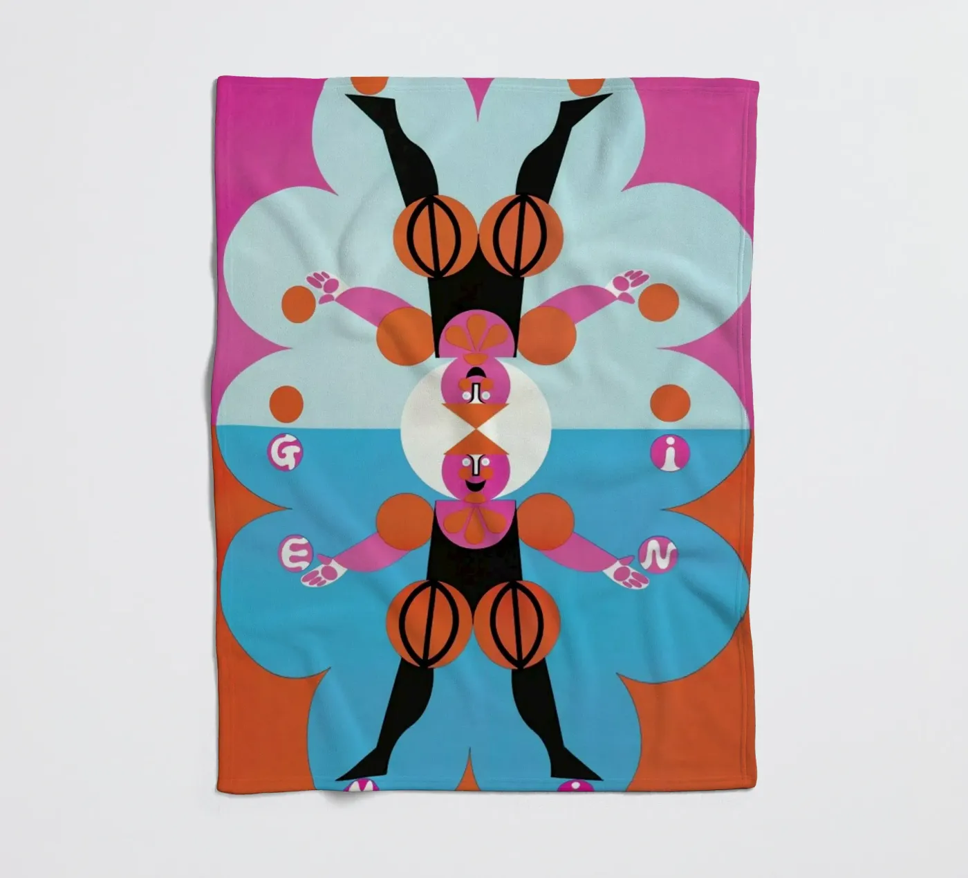 Gemini coperta in pile da Simboli Design