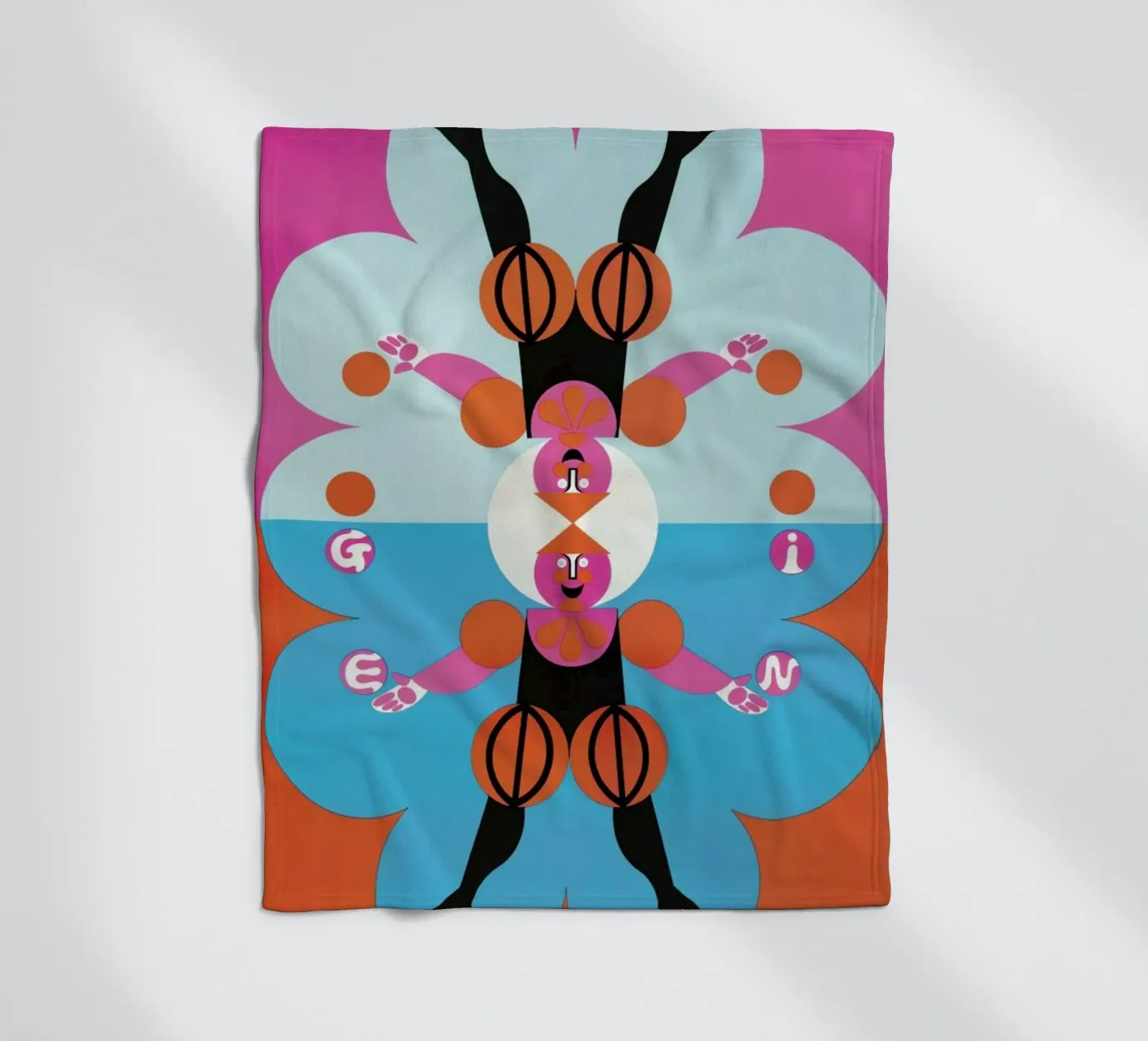 Gemini coperta in pile da Simboli Design