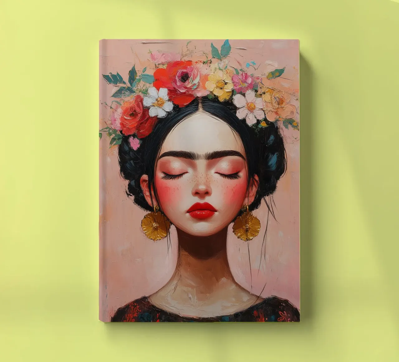 Porträt der jungen Frida Kahlo Notizbuch von DWA