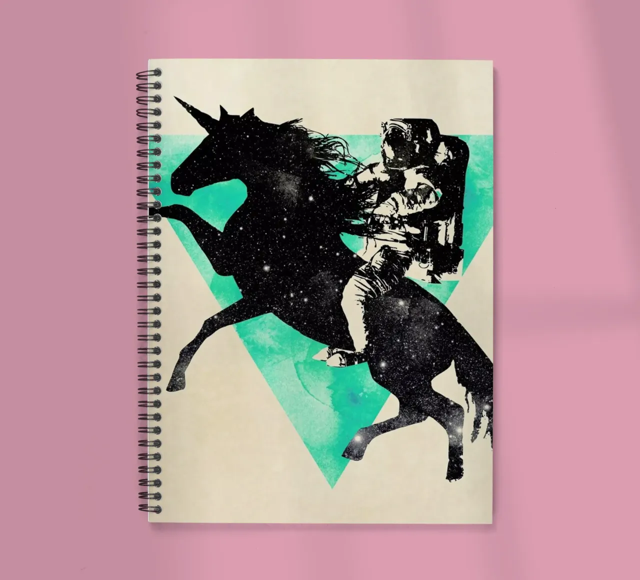 Ride the universe spiral notebook by Róbert Farkas