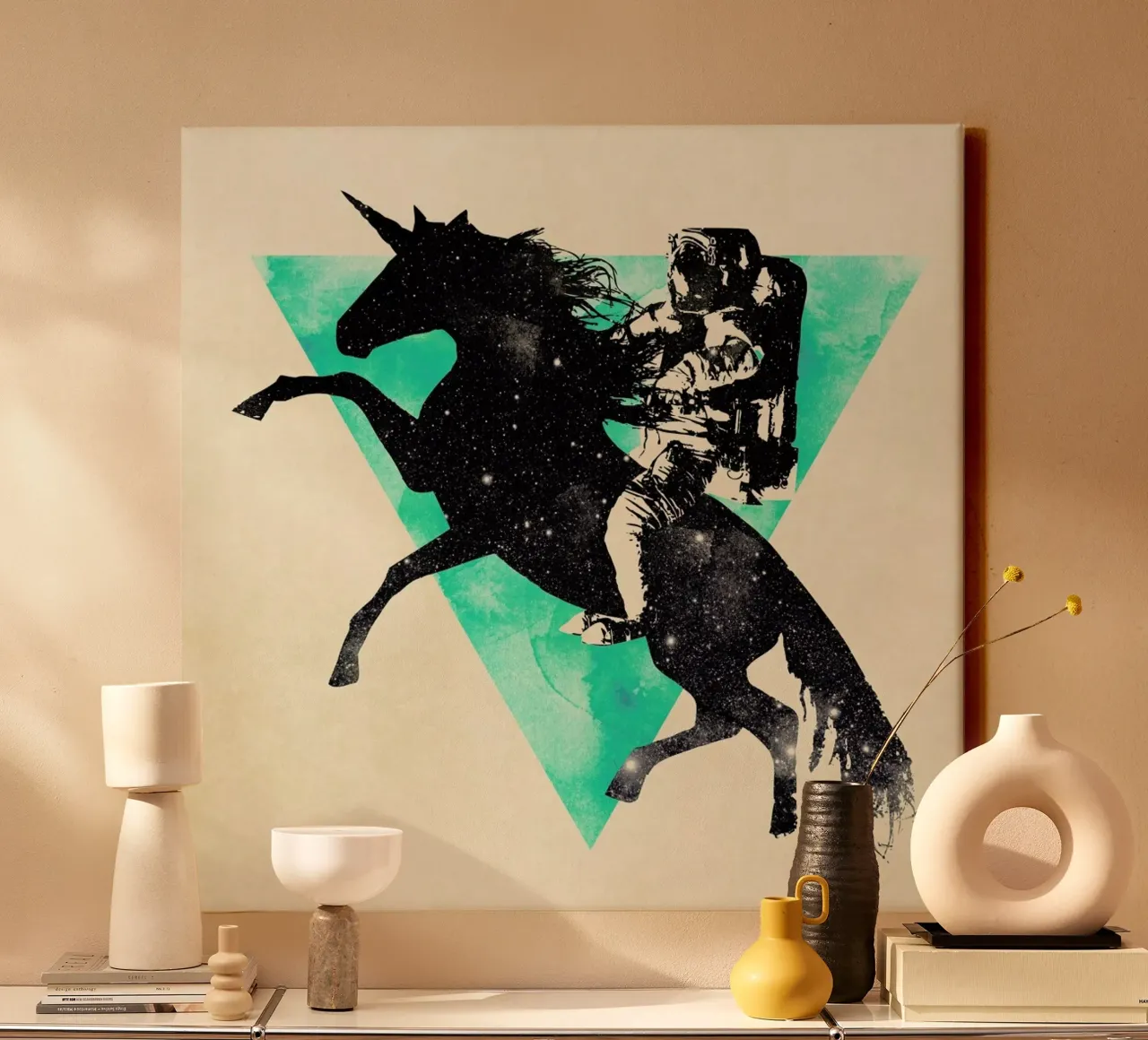 Ride the universe canvas met Baklijst van Róbert Farkas