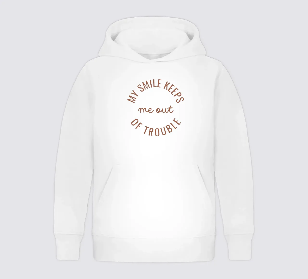Smile Daily kids hoodie by Dreamer10