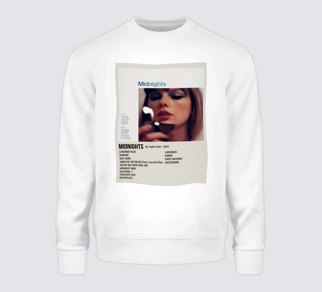 MIDNIGHTS By Taylor Swift - 2023 felpa da SoundStudio