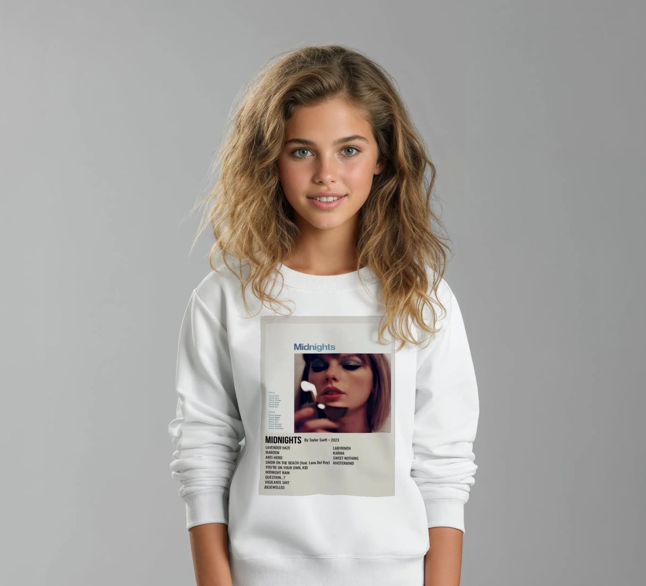 MIDNIGHTS By Taylor Swift - 2023 felpa bambino da SoundStudio