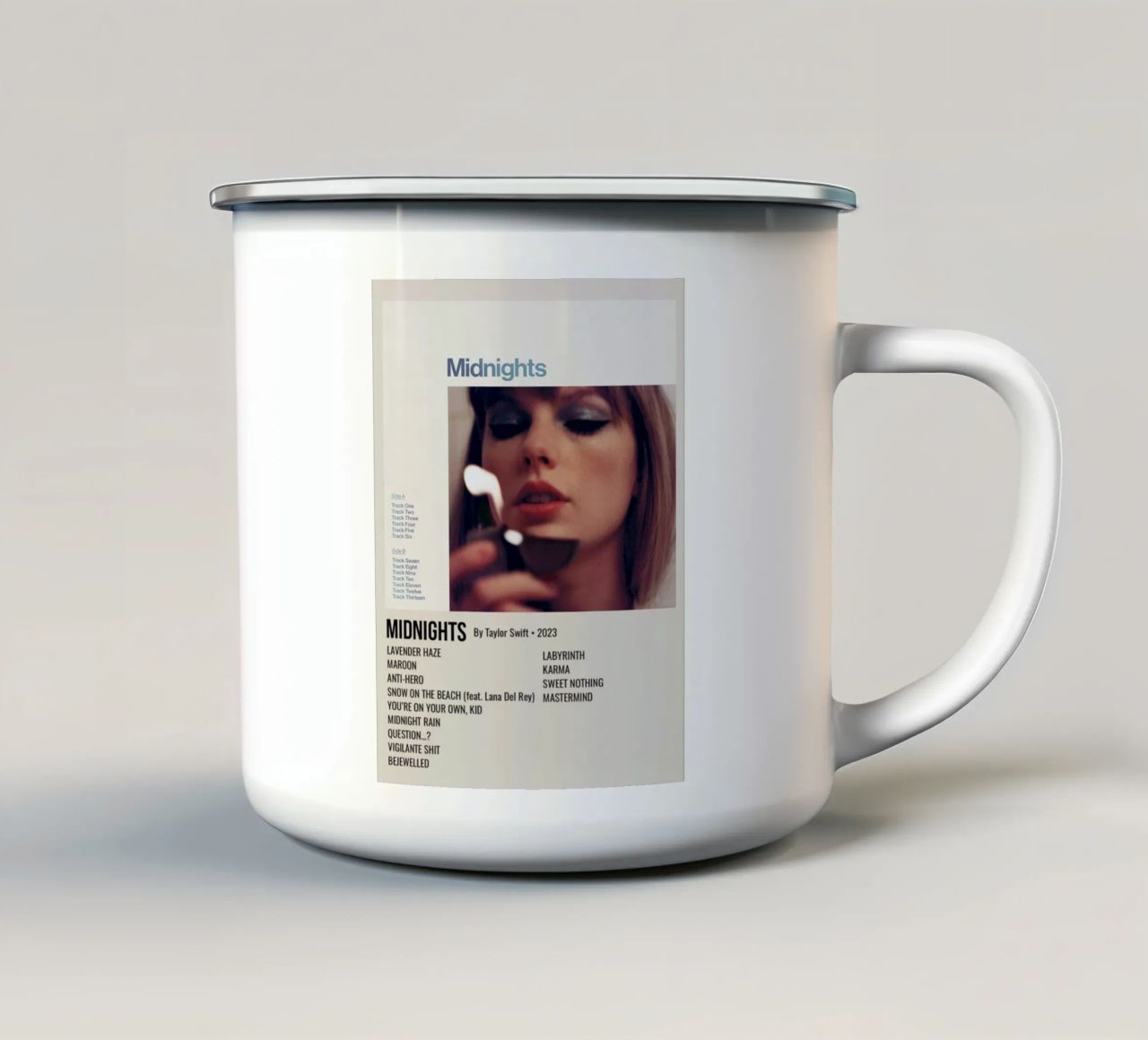 MIDNIGHTS By Taylor Swift - 2023 tazza in smalto da SoundStudio