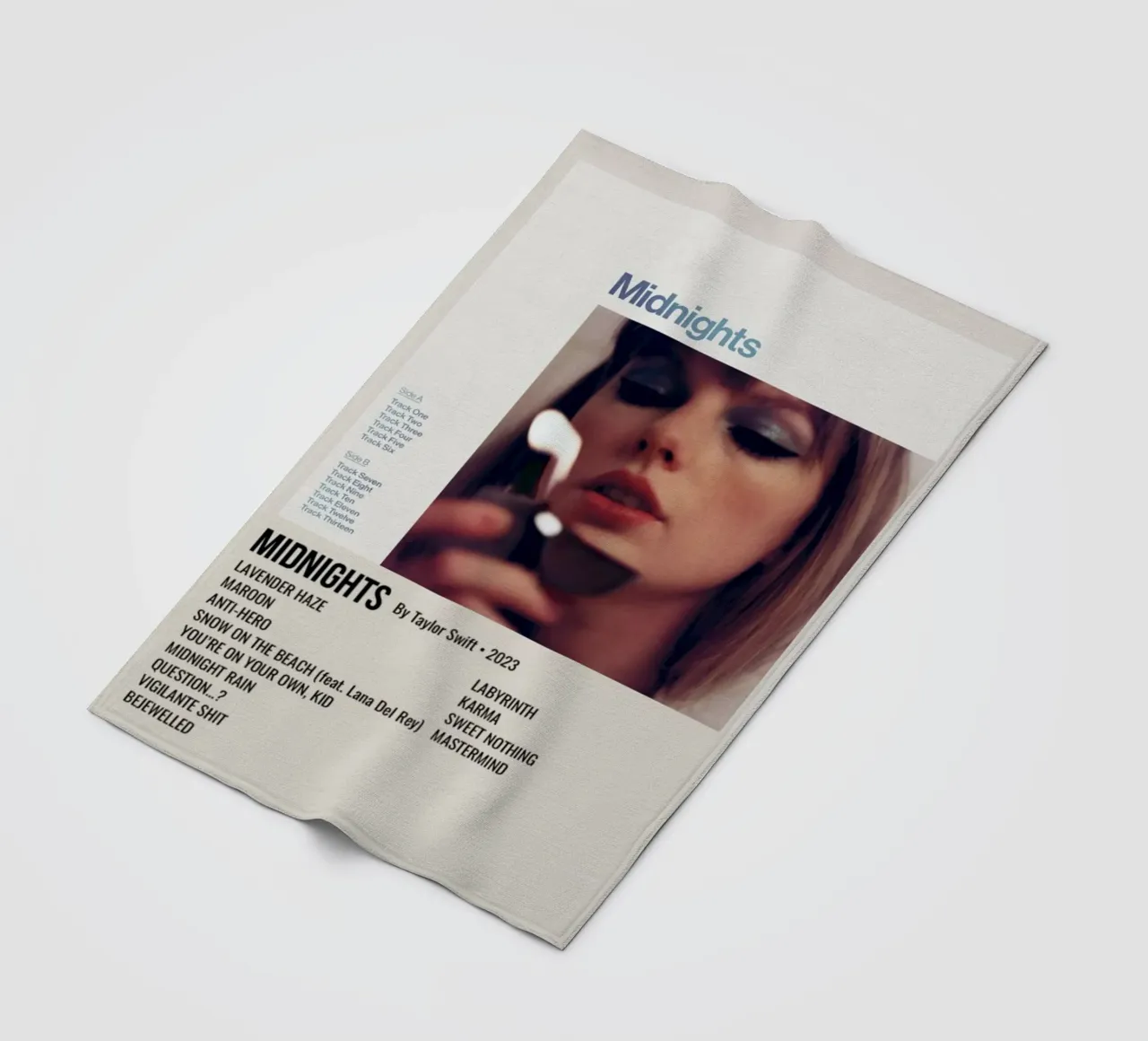 MIDNIGHTS By Taylor Swift - 2023 coperta in pile da SoundStudio