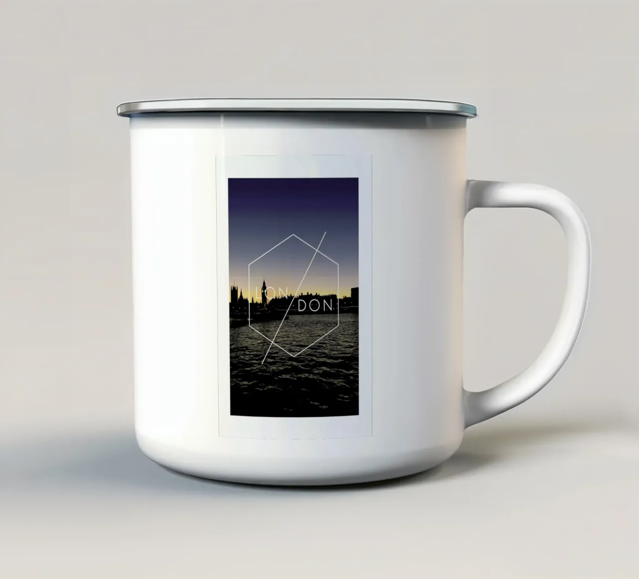 London tazza in smalto da Emerybloom