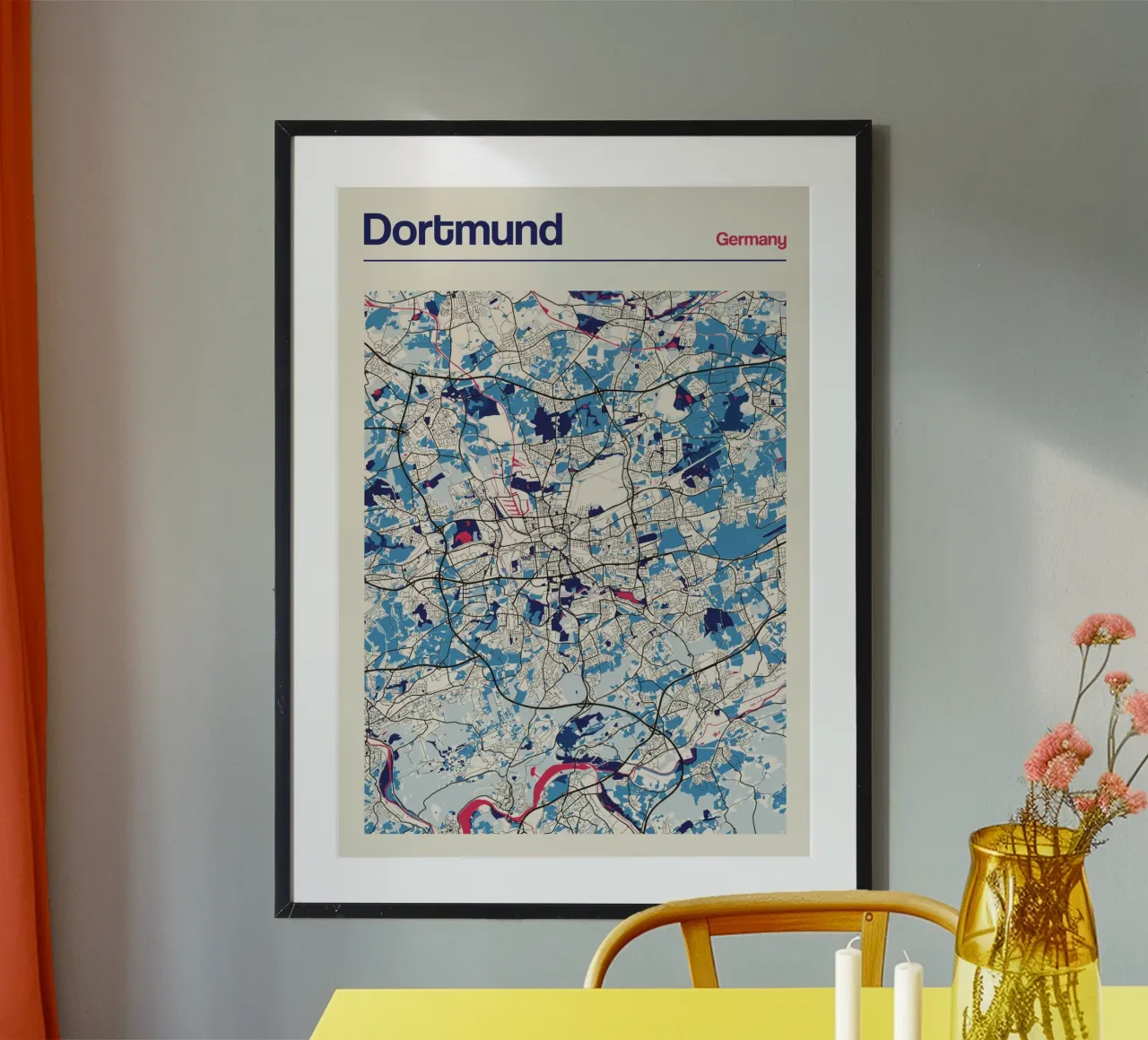 Dortmund Lines product.type.poster common.byCreator MOOODZART