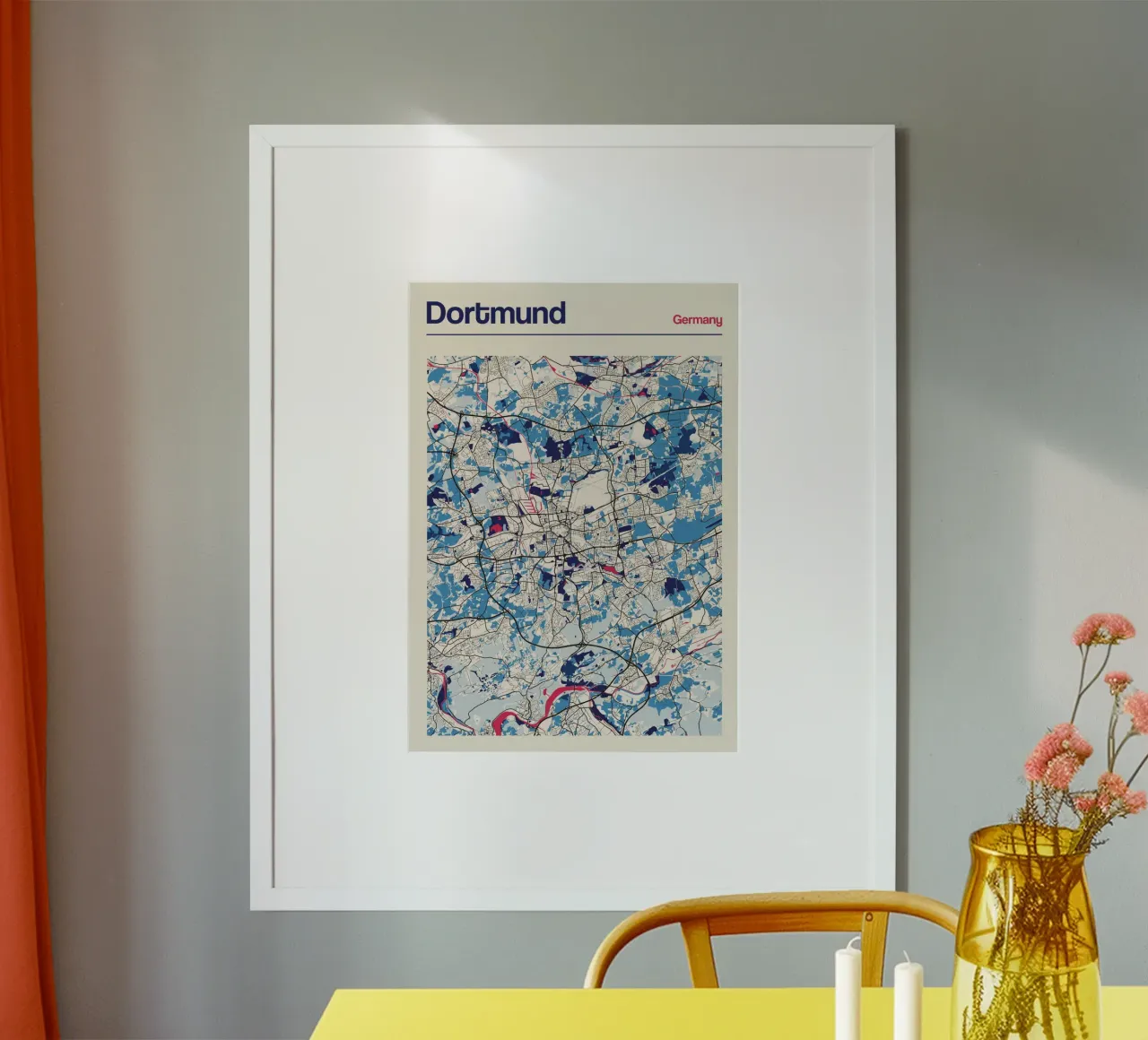 Dortmund Lines product.type.poster common.byCreator MOOODZART