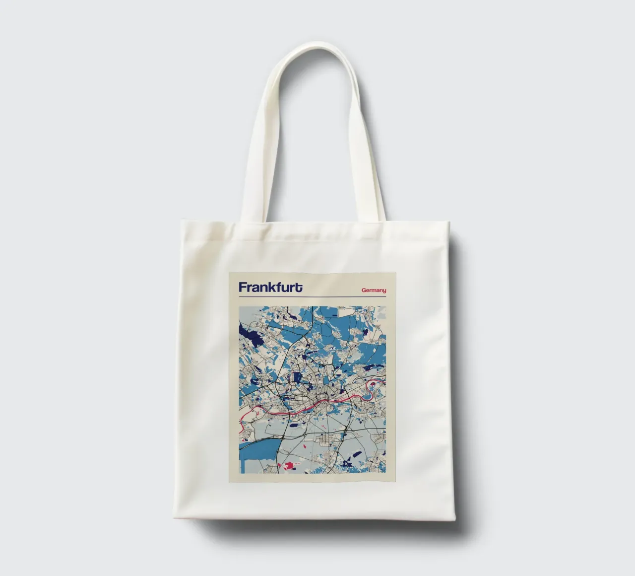 Ritmo di Francoforte borsa in juta da MOOODZART