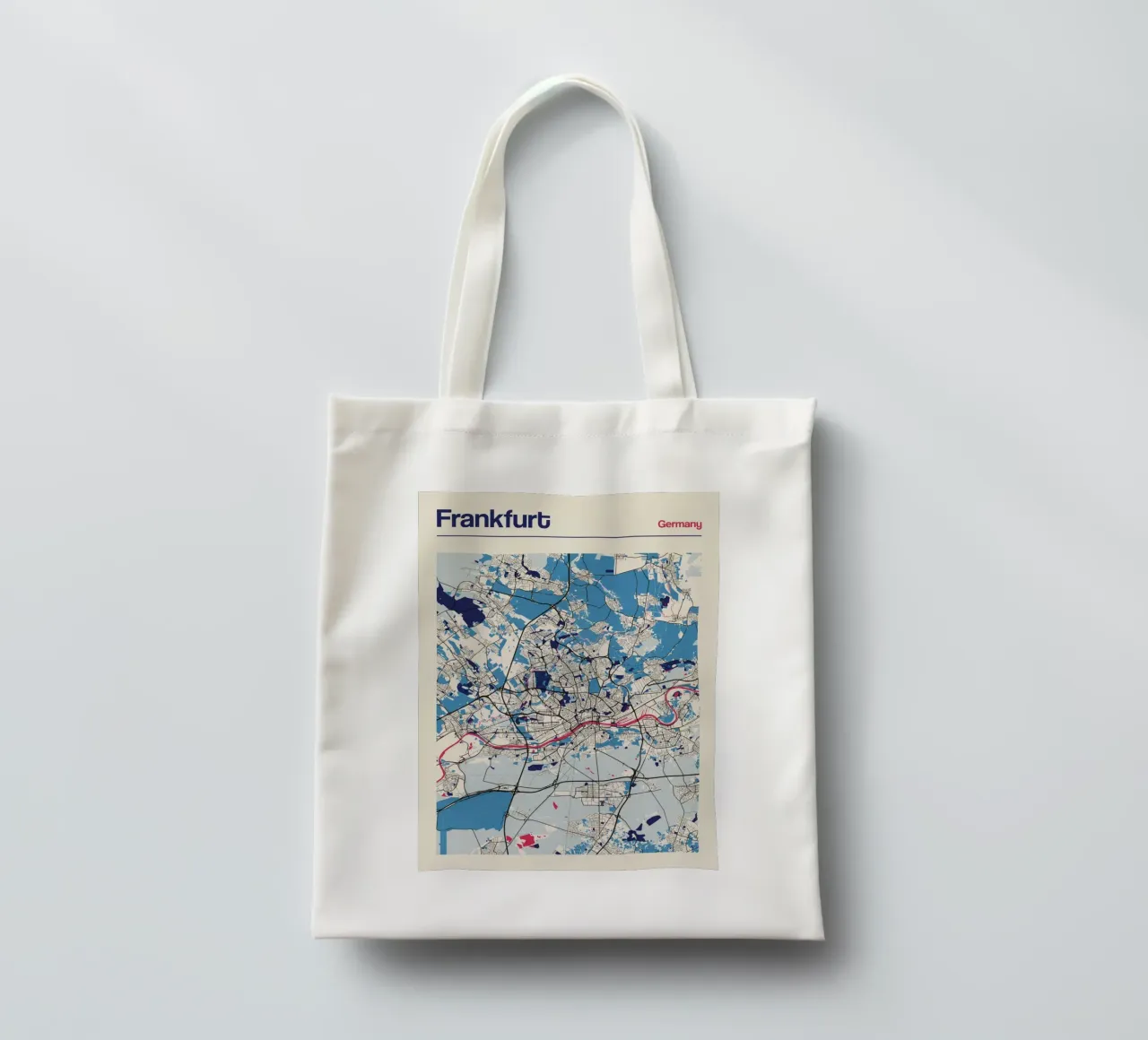 Ritmo di Francoforte borsa in juta da MOOODZART