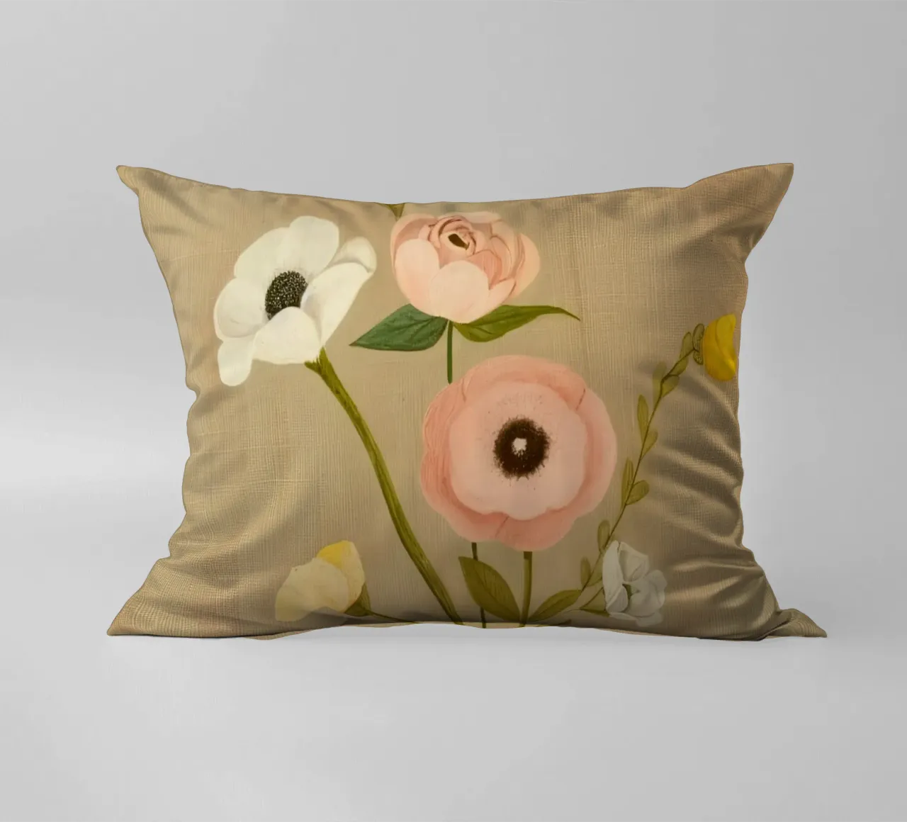 Fiori morbidi cuscino da Rustic Grace Studio 02