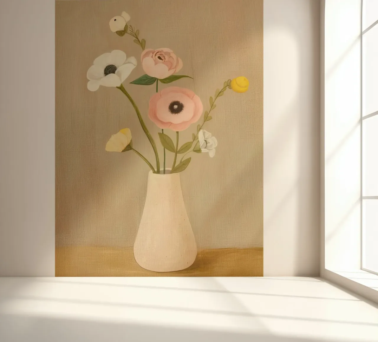 Soft Flowers photo wallpaper by Rustic Grace Studio 02