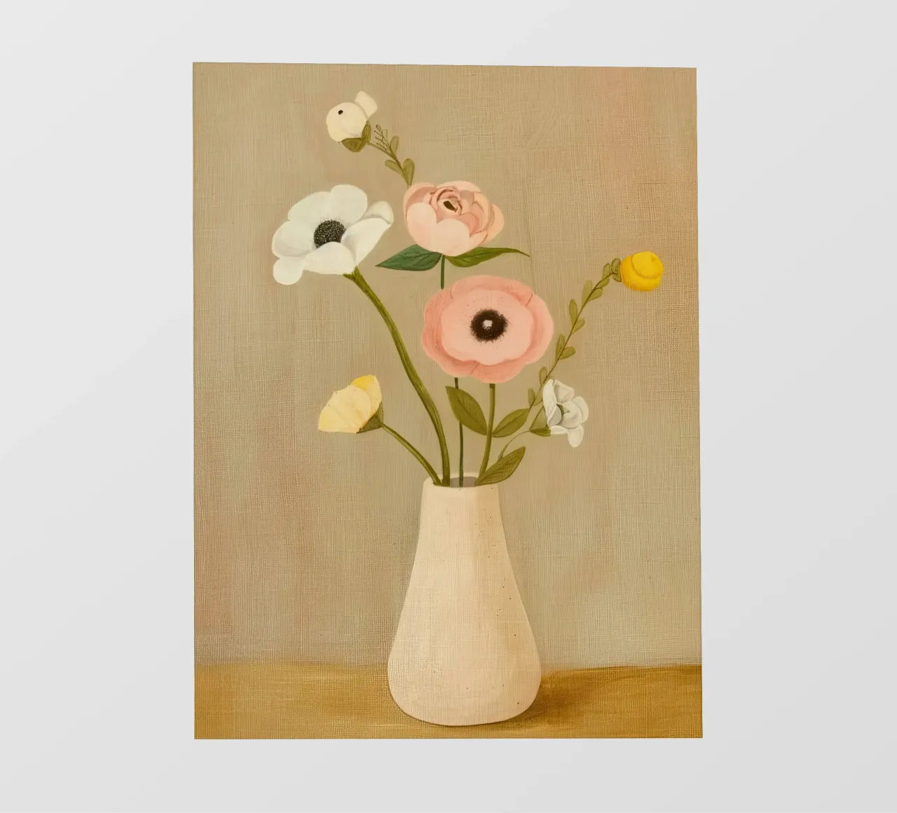 Soft Flowers photo wallpaper by Rustic Grace Studio 02